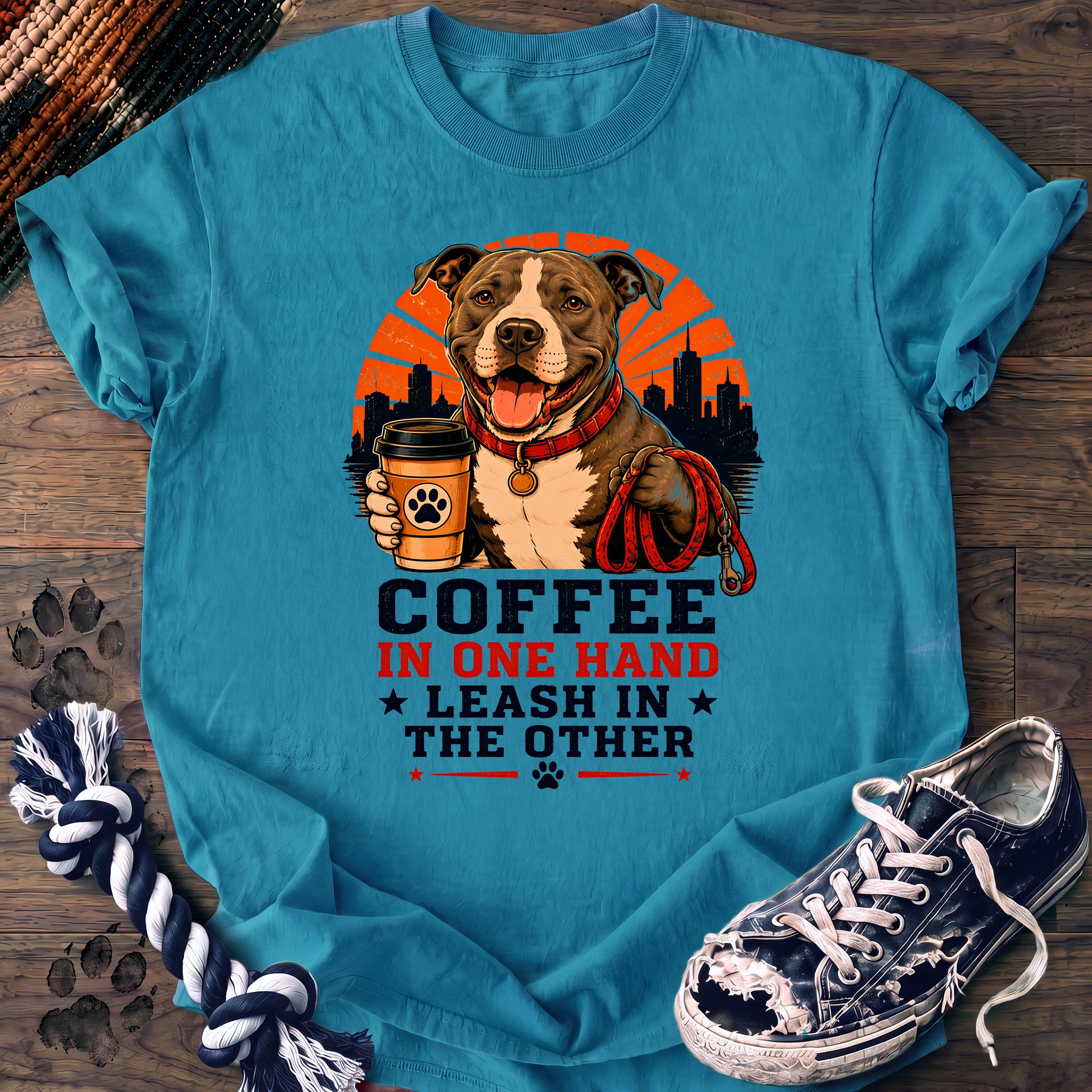 PAWSSION CLUB t-shirt in Sapphire color - SKU PC-0002