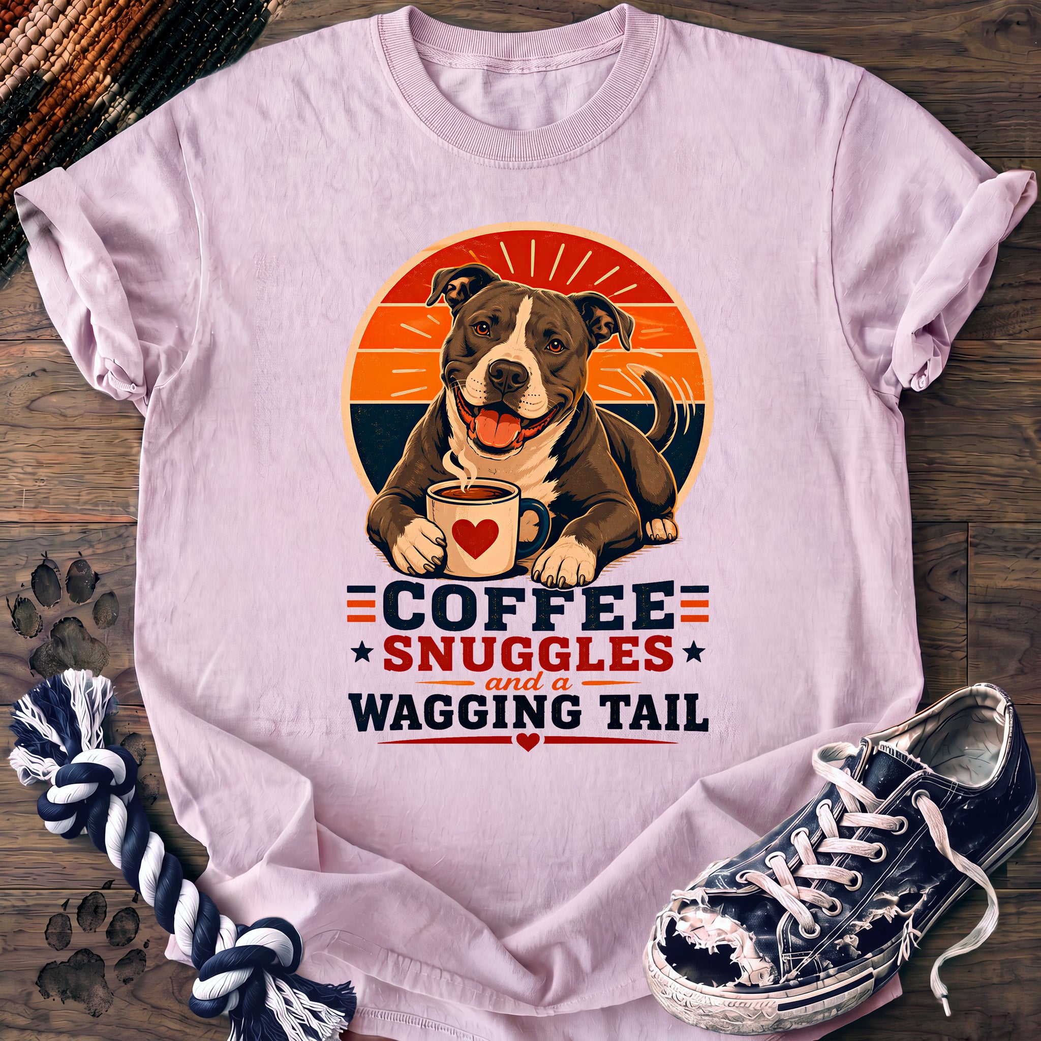 PAWSSION CLUB t-shirt in Blossom color - SKU PC-0003