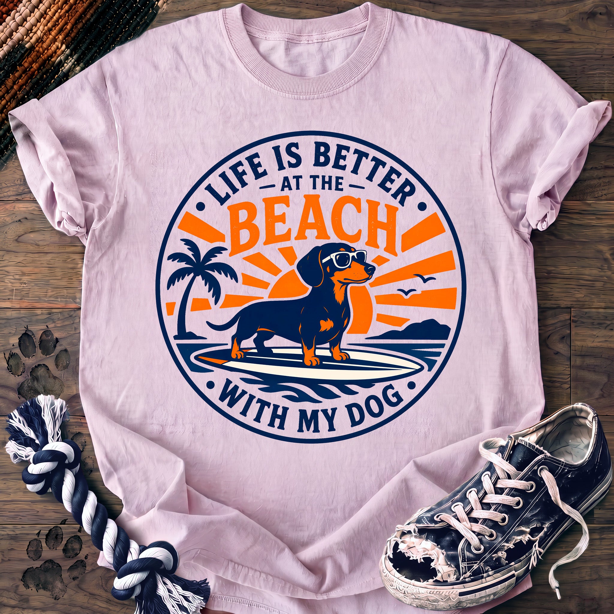PAWSSION CLUB t-shirt in Blossom color - SKU PC-0005