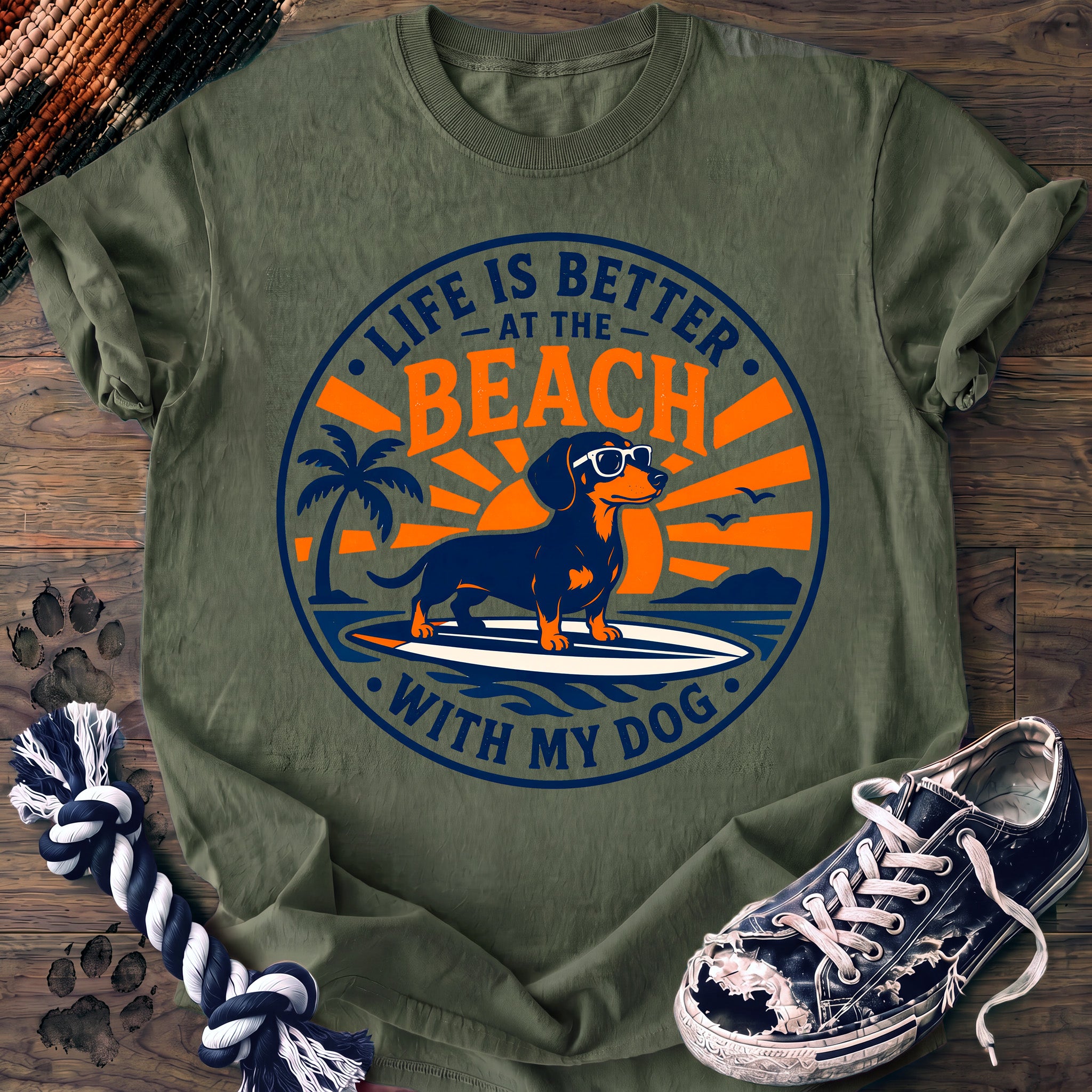 PAWSSION CLUB t-shirt in LightGreen color - SKU PC-0005
