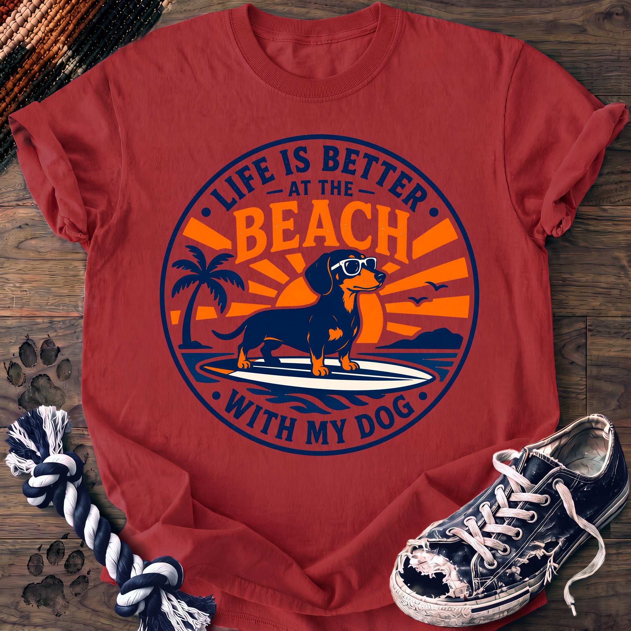PAWSSION CLUB t-shirt in Watermelon color - SKU PC-0005
