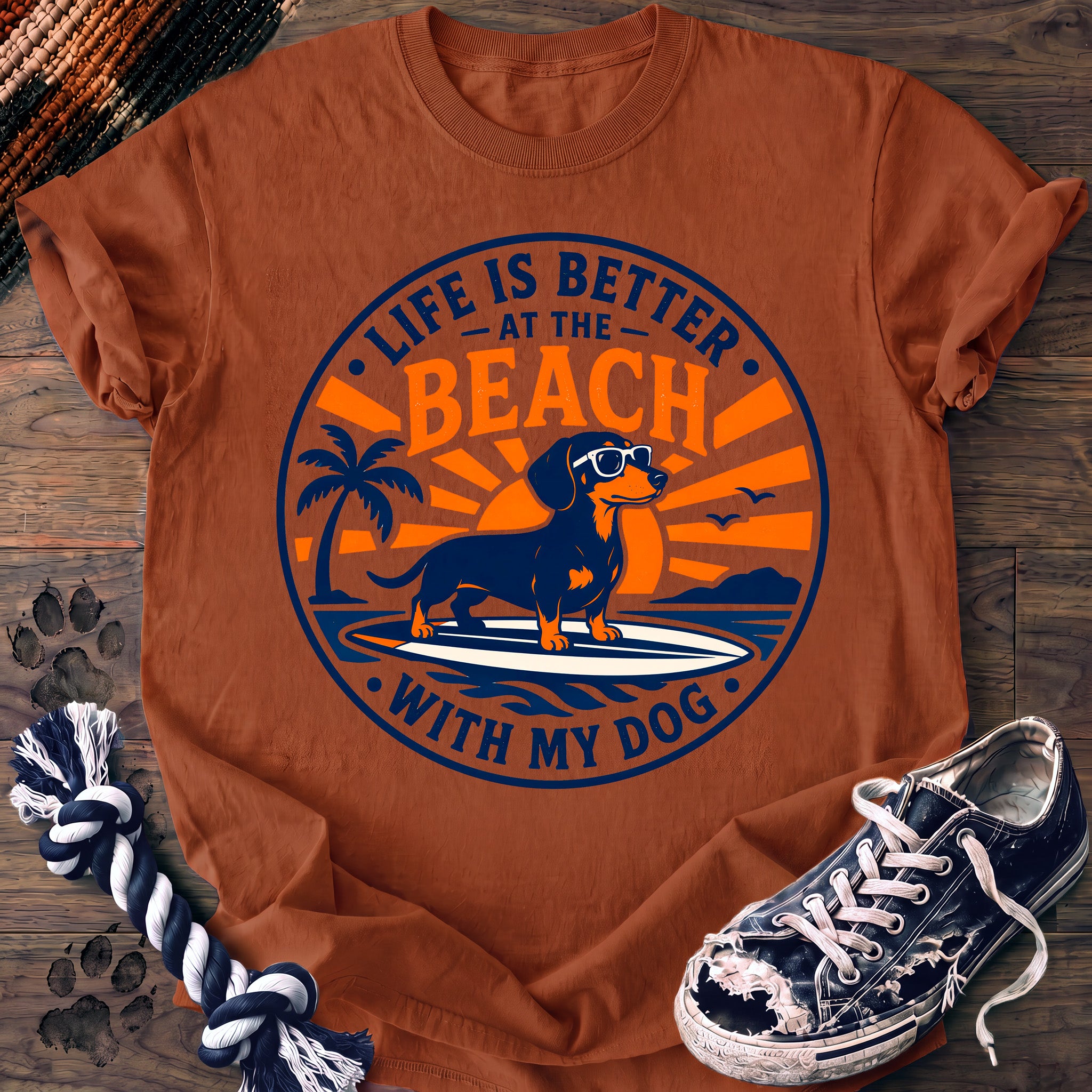 PAWSSION CLUB t-shirt in Yam color - SKU PC-0005