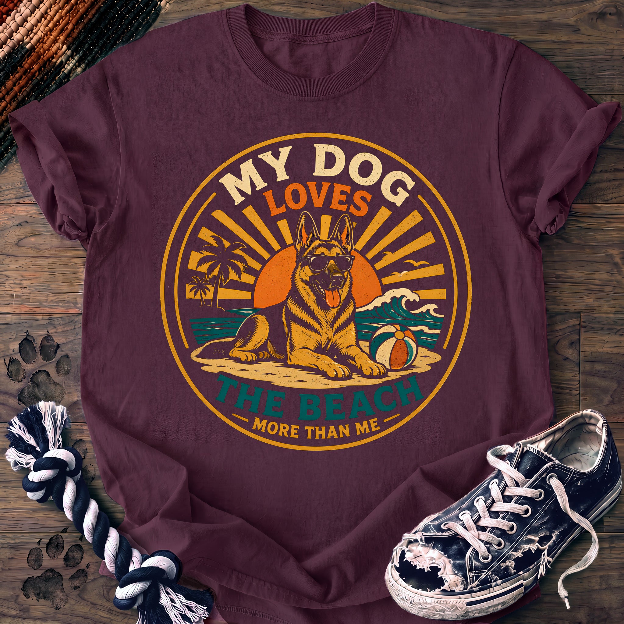 PAWSSION CLUB t-shirt in Berry color - SKU PC-0006