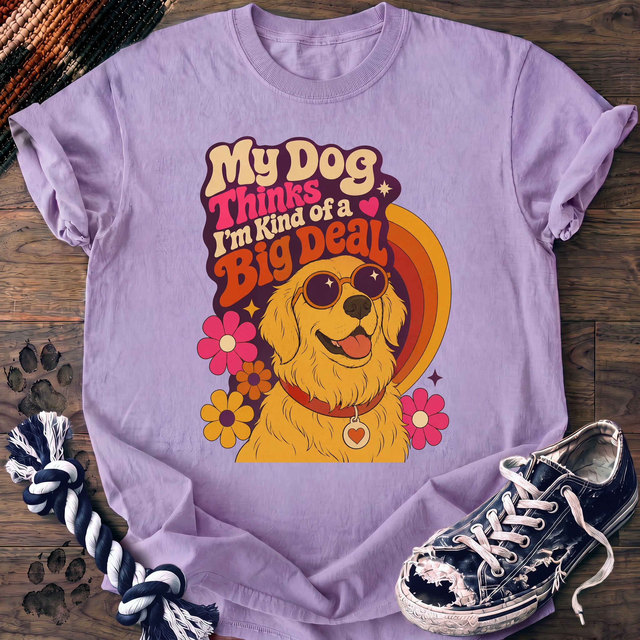 PAWSSION CLUB t-shirt in Orchid color - SKU PC-0008