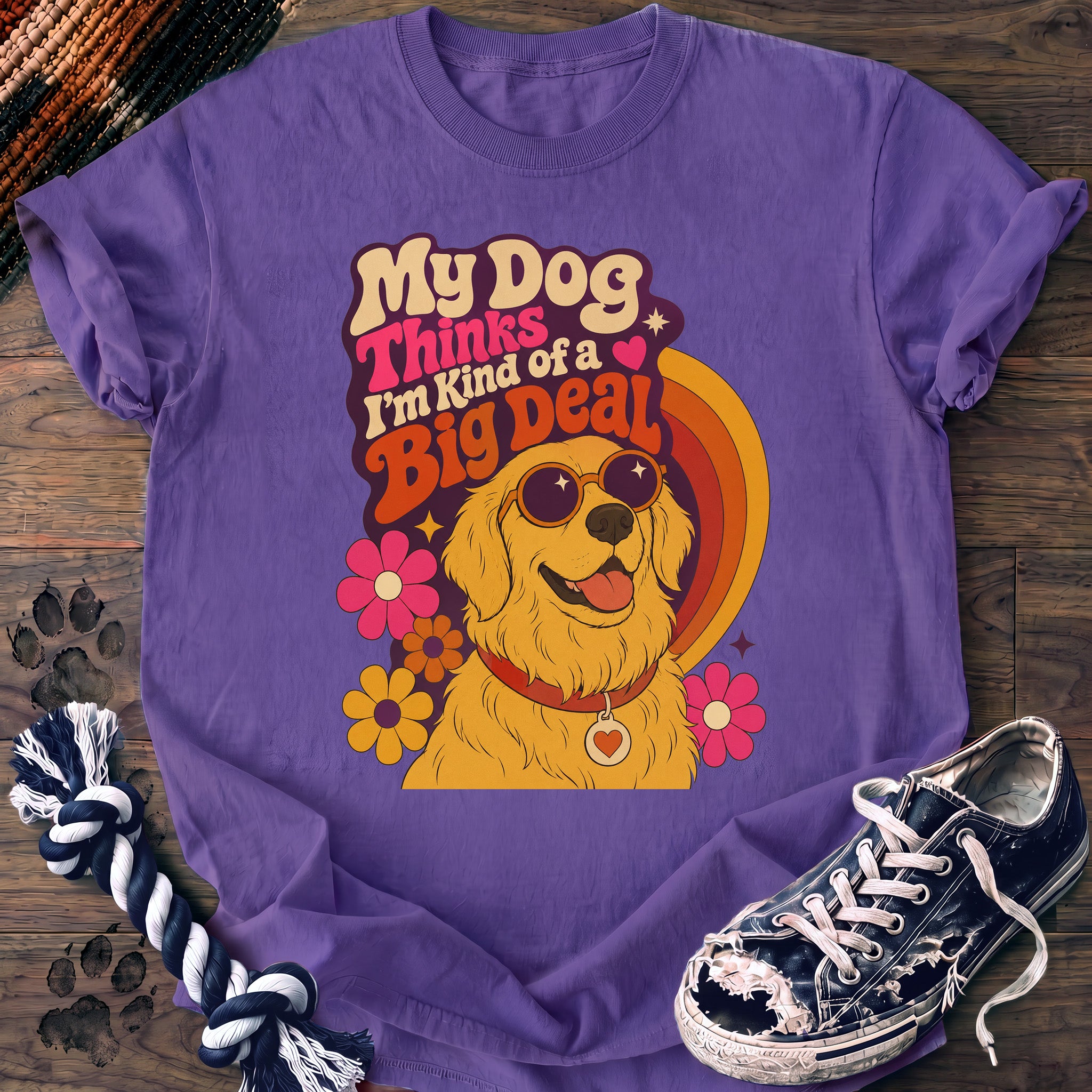 PAWSSION CLUB t-shirt in Violet color - SKU PC-0008