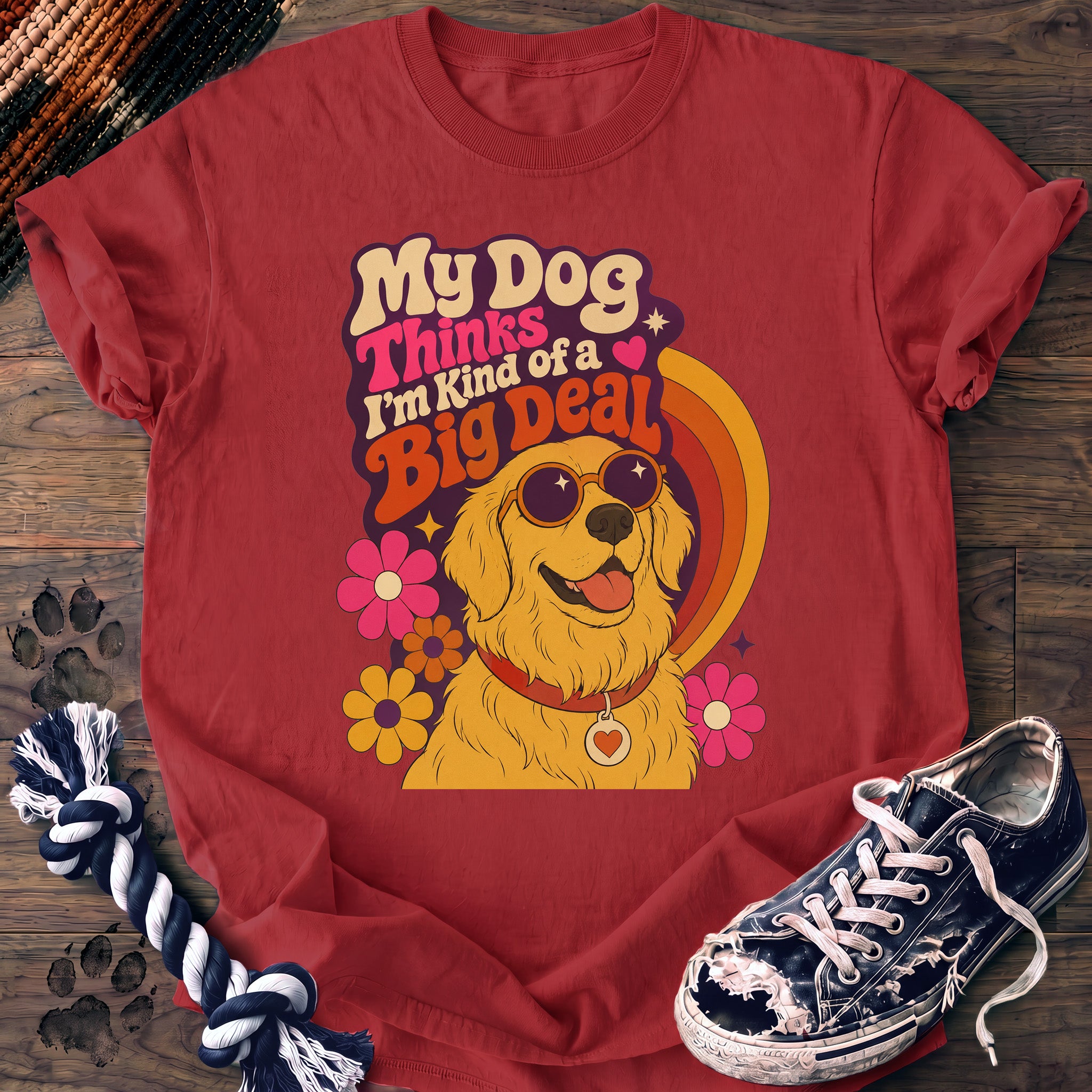 PAWSSION CLUB t-shirt in Watermelon color - SKU PC-0008