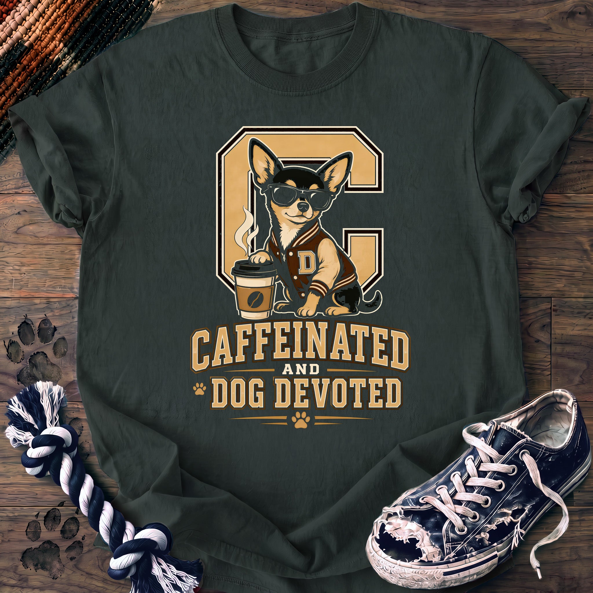 PAWSSION CLUB t-shirt in BlueSpruce color - SKU PC-0010