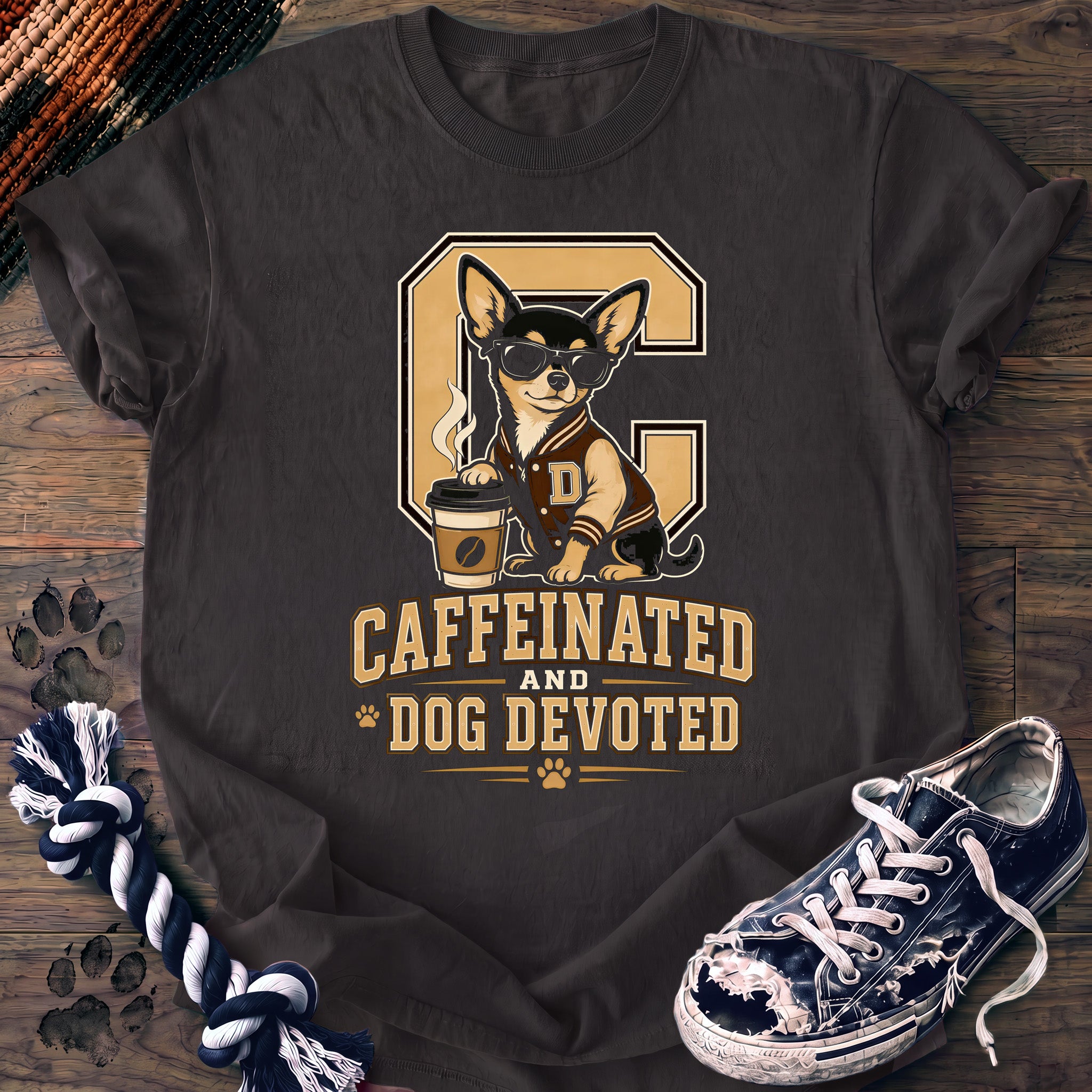 PAWSSION CLUB t-shirt in Graphite color - SKU PC-0010