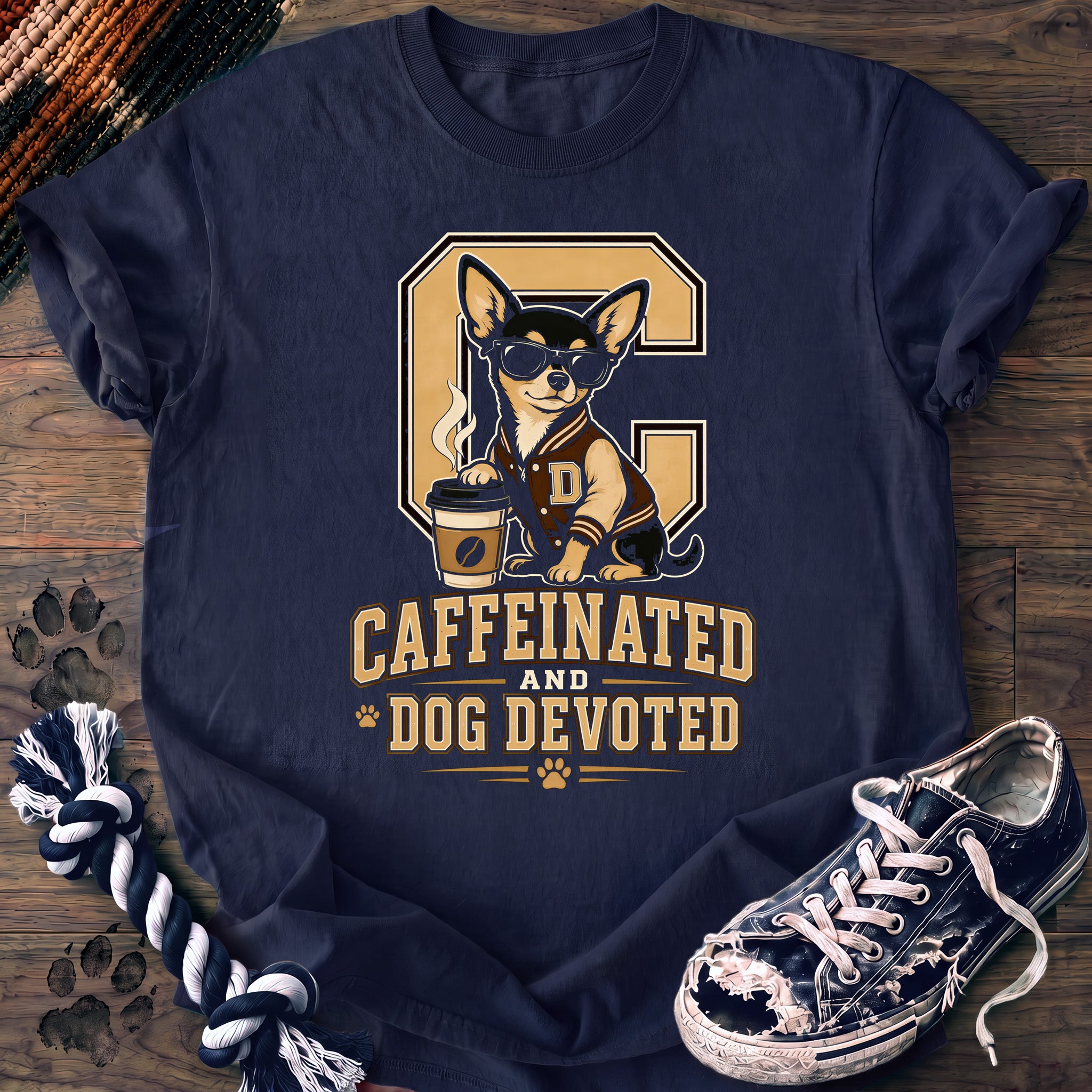 PAWSSION CLUB t-shirt in Navy color - SKU PC-0010