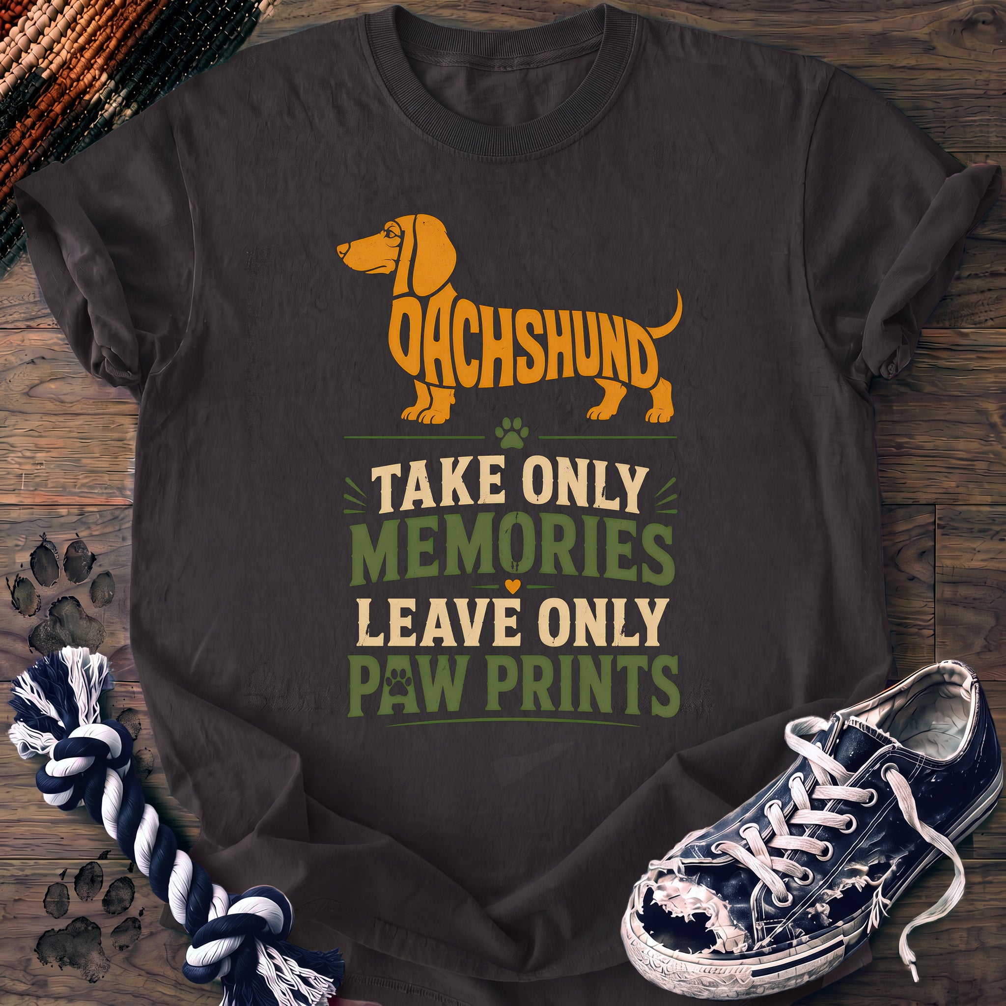 PAWSSION CLUB t-shirt in Graphite color - SKU PC-0011