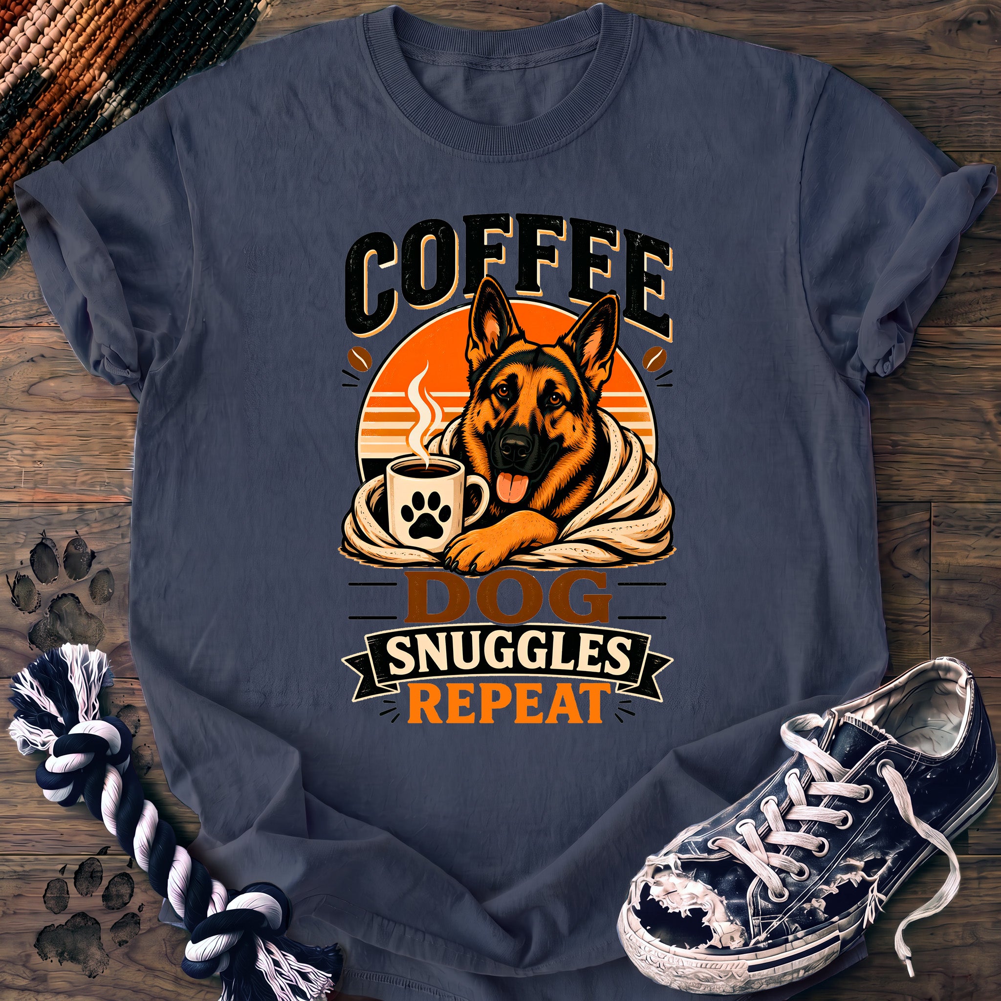PAWSSION CLUB t-shirt in BlueJean color - SKU PC-0013