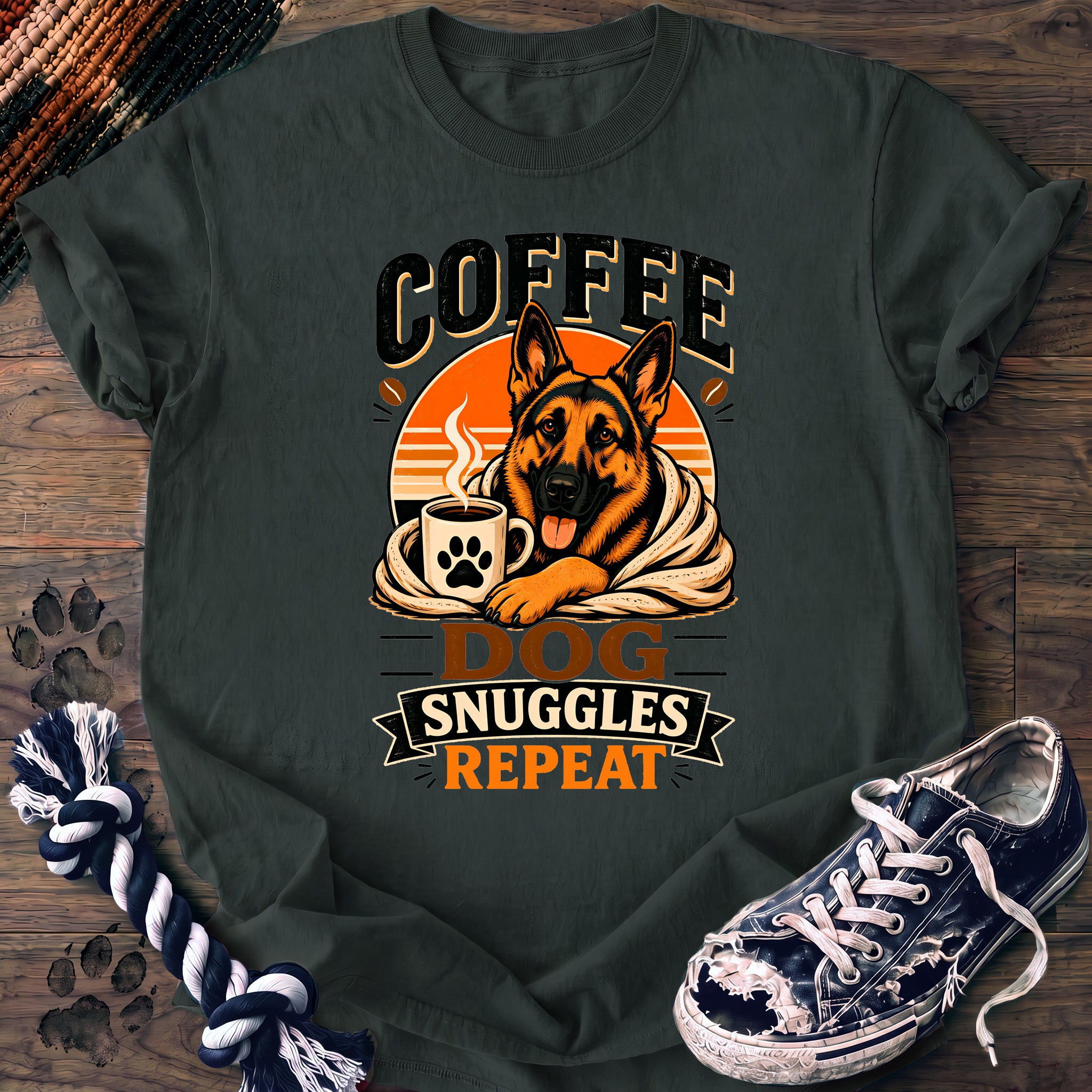 PAWSSION CLUB t-shirt in BlueSpruce color - SKU PC-0013