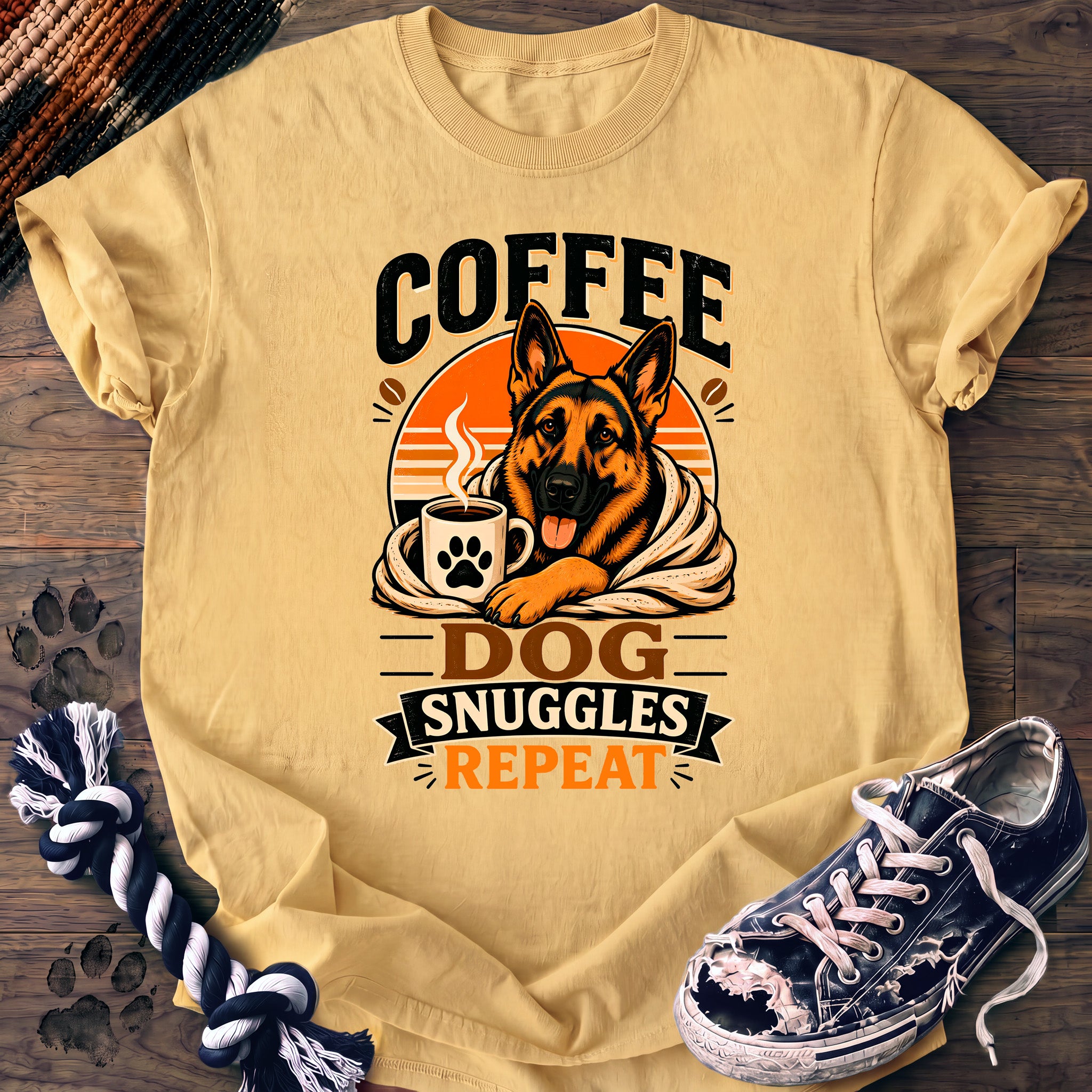 PAWSSION CLUB t-shirt in Butter color - SKU PC-0013