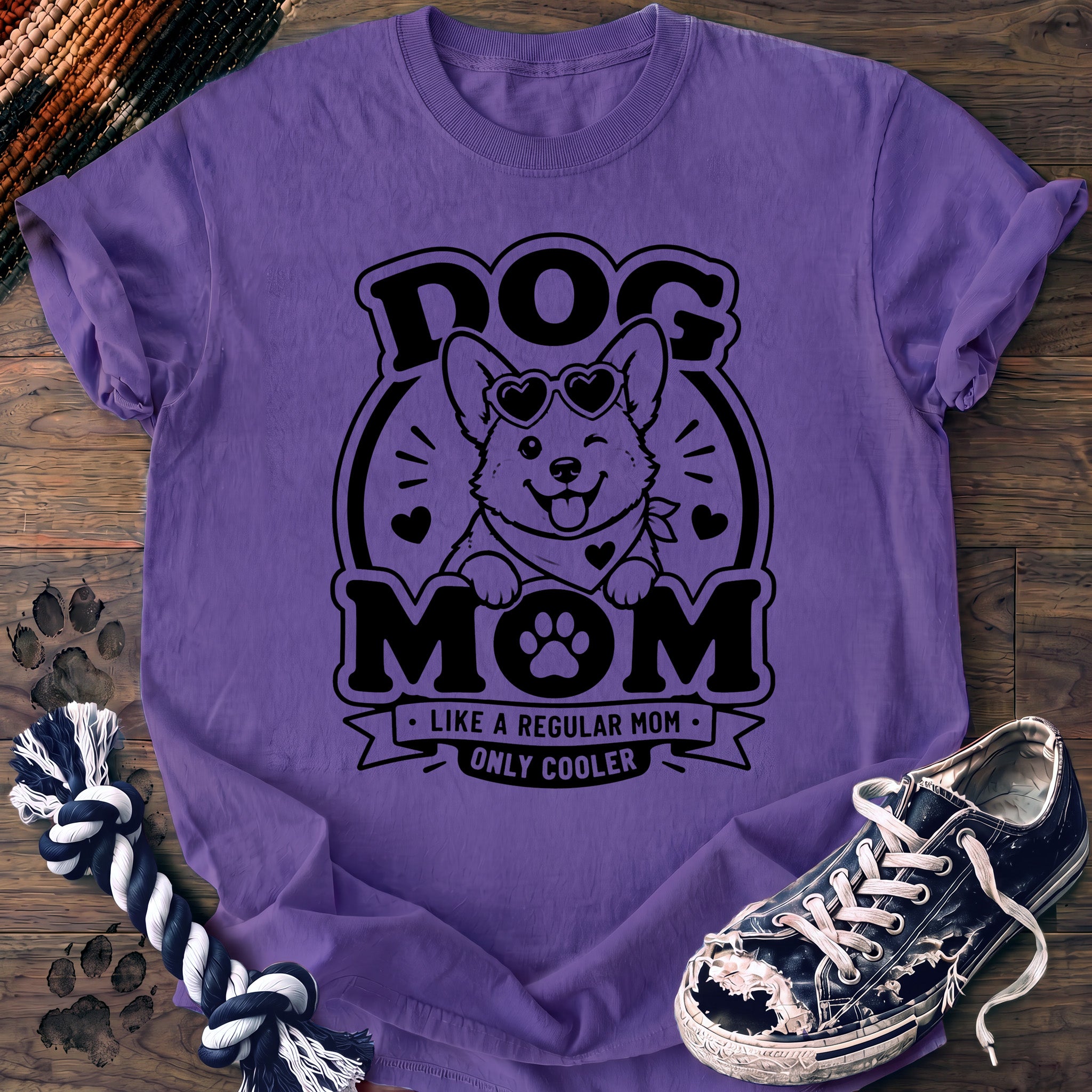 PAWSSION CLUB t-shirt in Violet color - SKU PC-0014