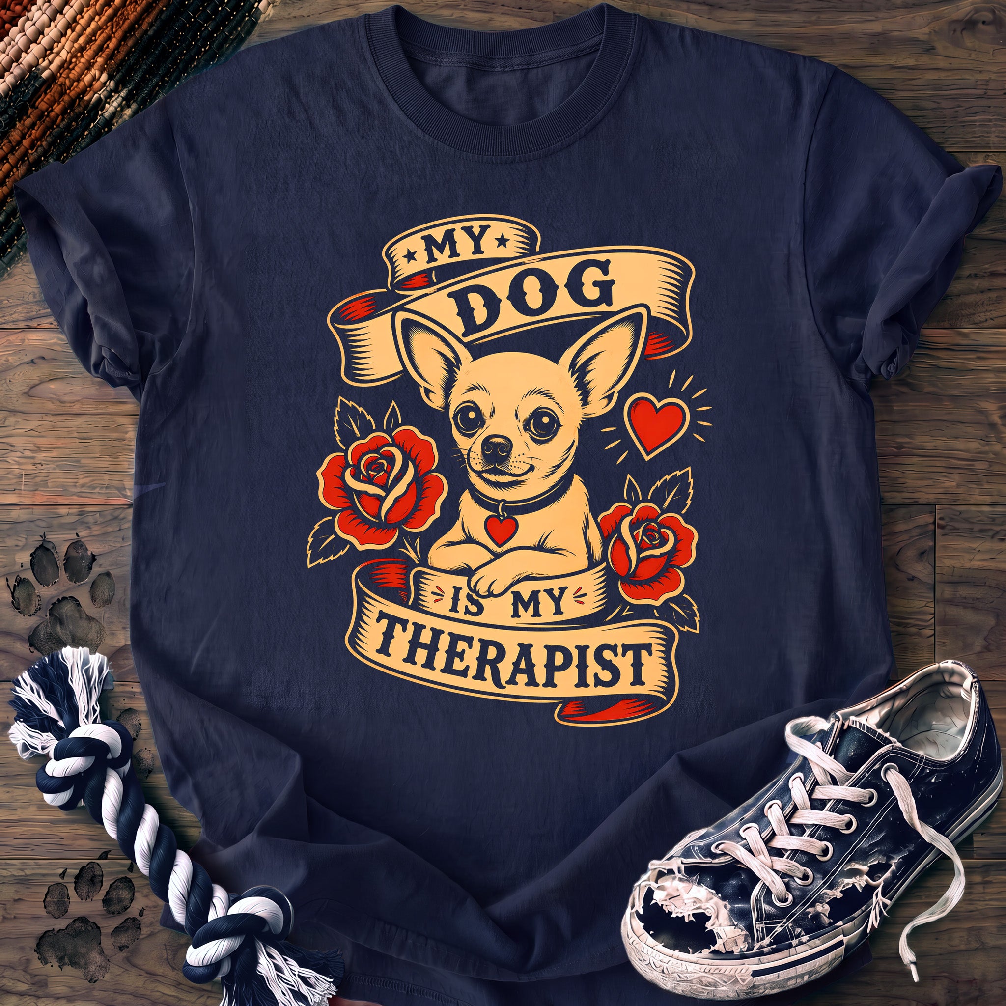 PAWSSION CLUB t-shirt in Navy color - SKU PC-0016