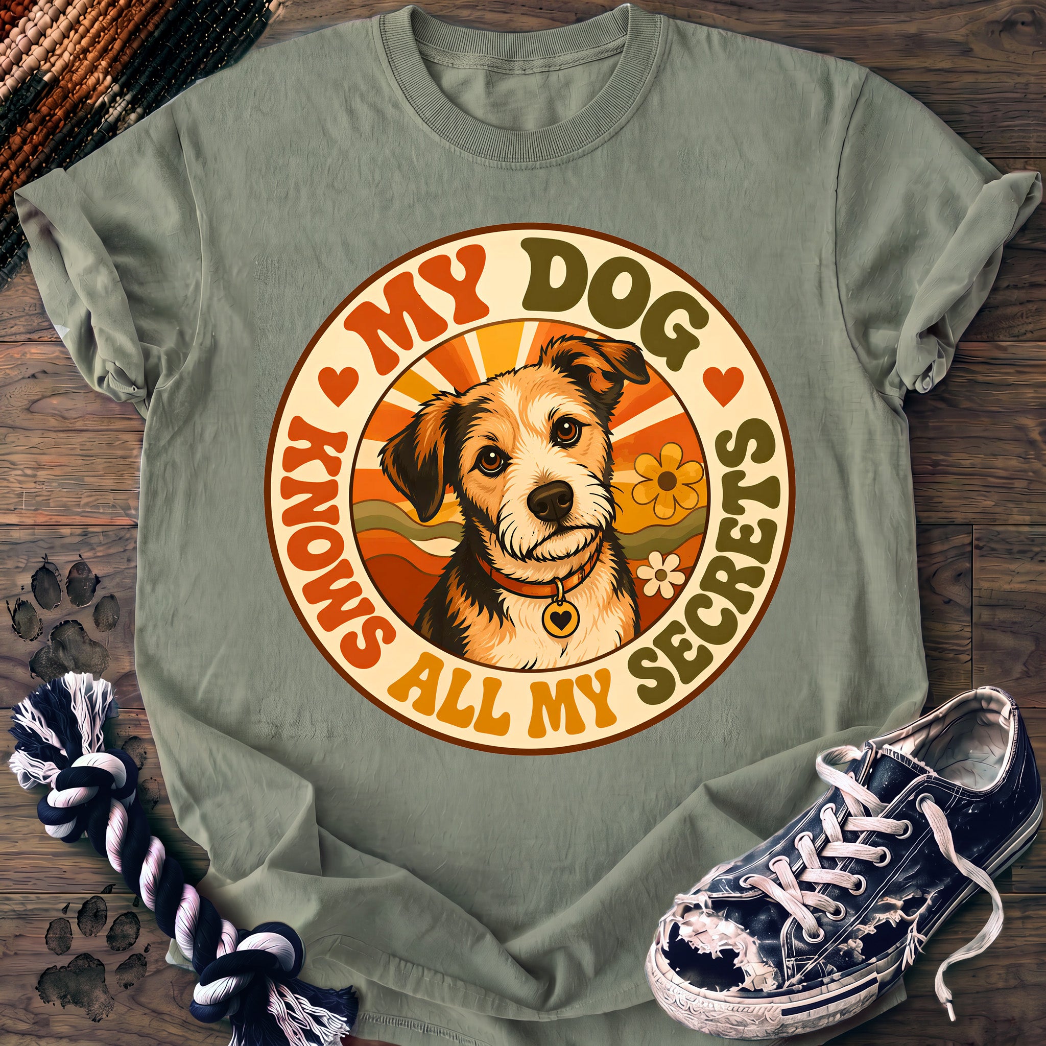 PAWSSION CLUB t-shirt in Bay color - SKU PC-0017