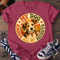 PAWSSION CLUB t-shirt in Crunchberry color - SKU PC-0017