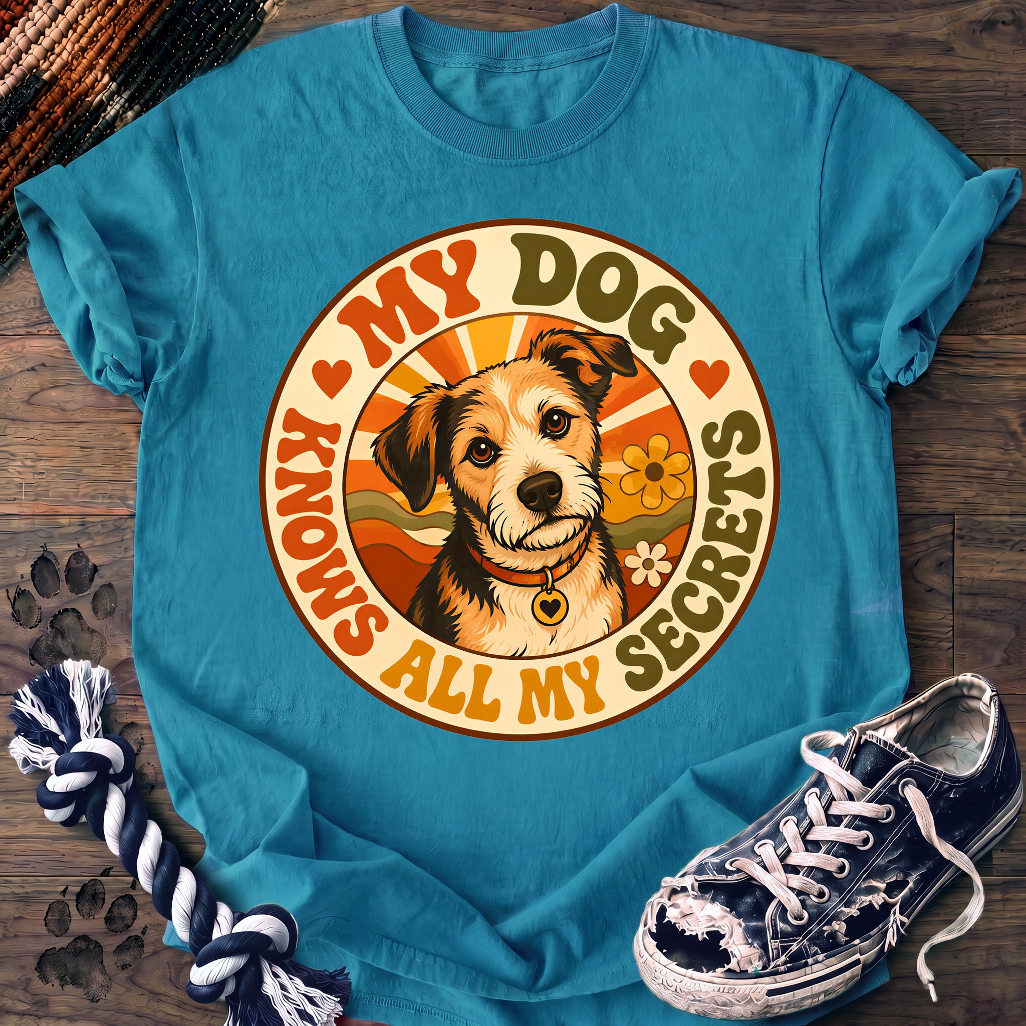 PAWSSION CLUB t-shirt in Sapphire color - SKU PC-0017