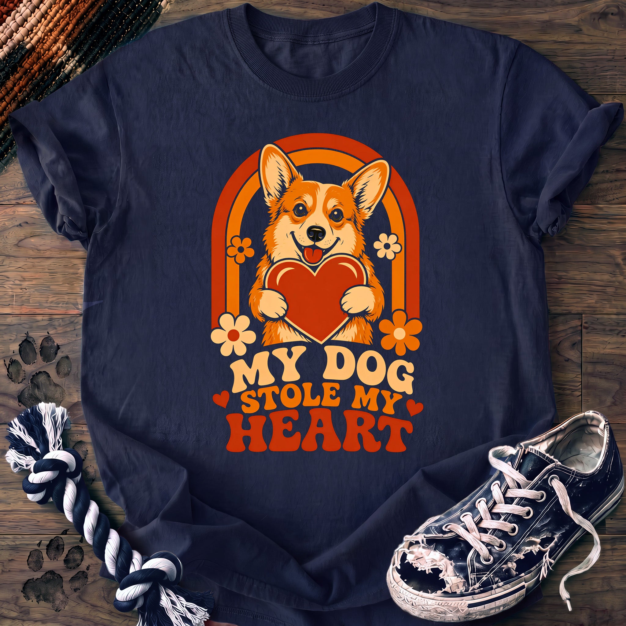 PAWSSION CLUB t-shirt in Navy color - SKU PC-0018