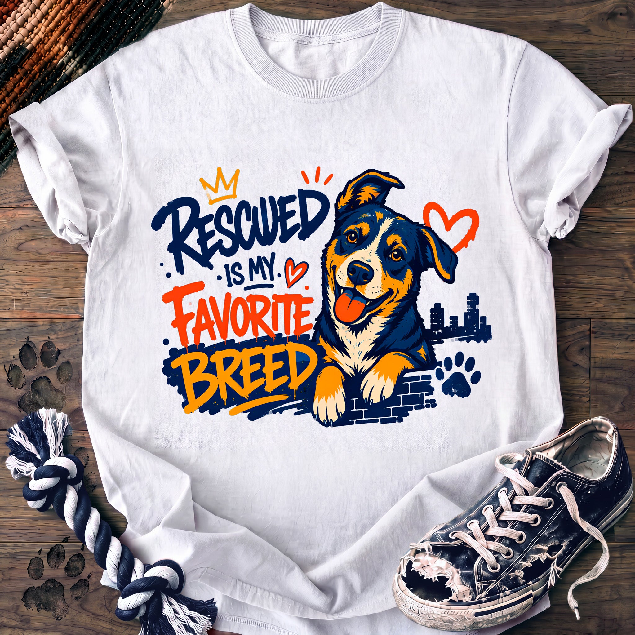 PAWSSION CLUB t-shirt in White color - SKU PC-0019