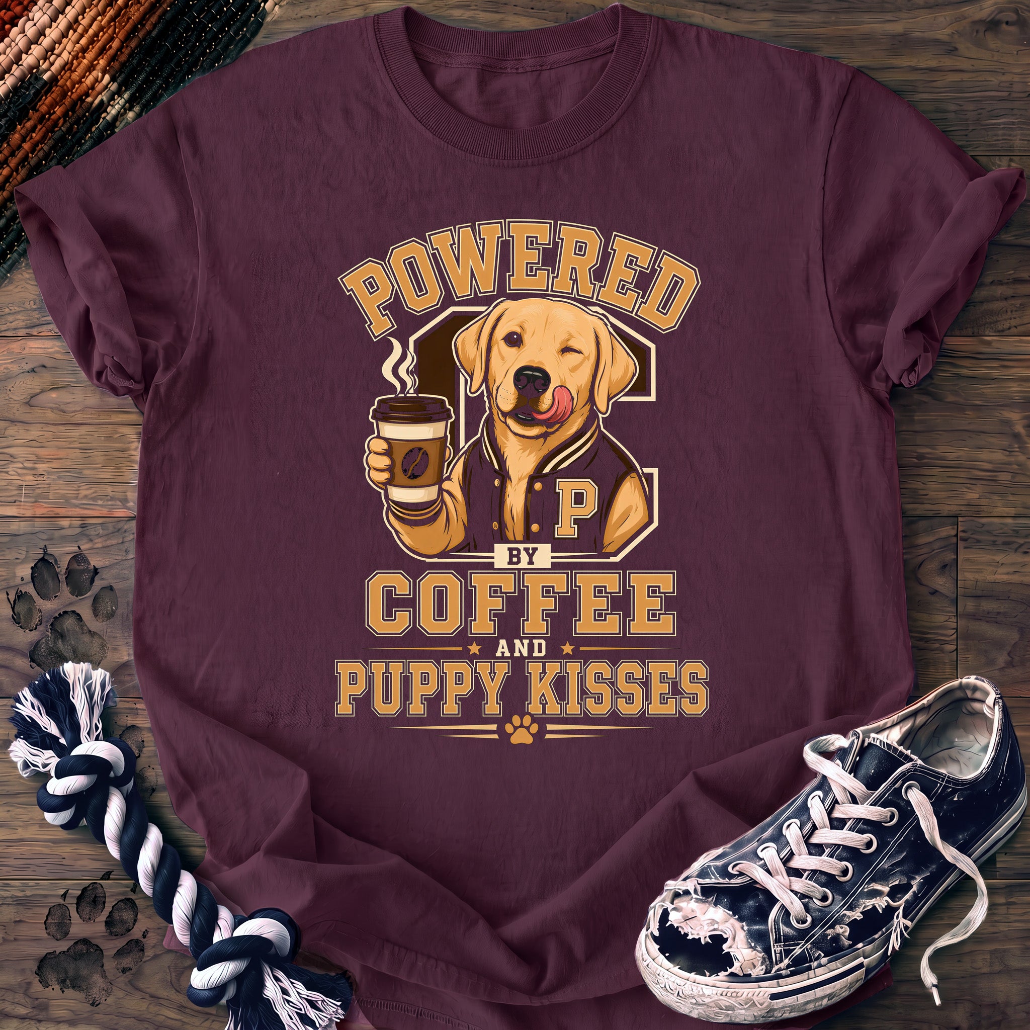 PAWSSION CLUB t-shirt in Berry color - SKU PC-0021