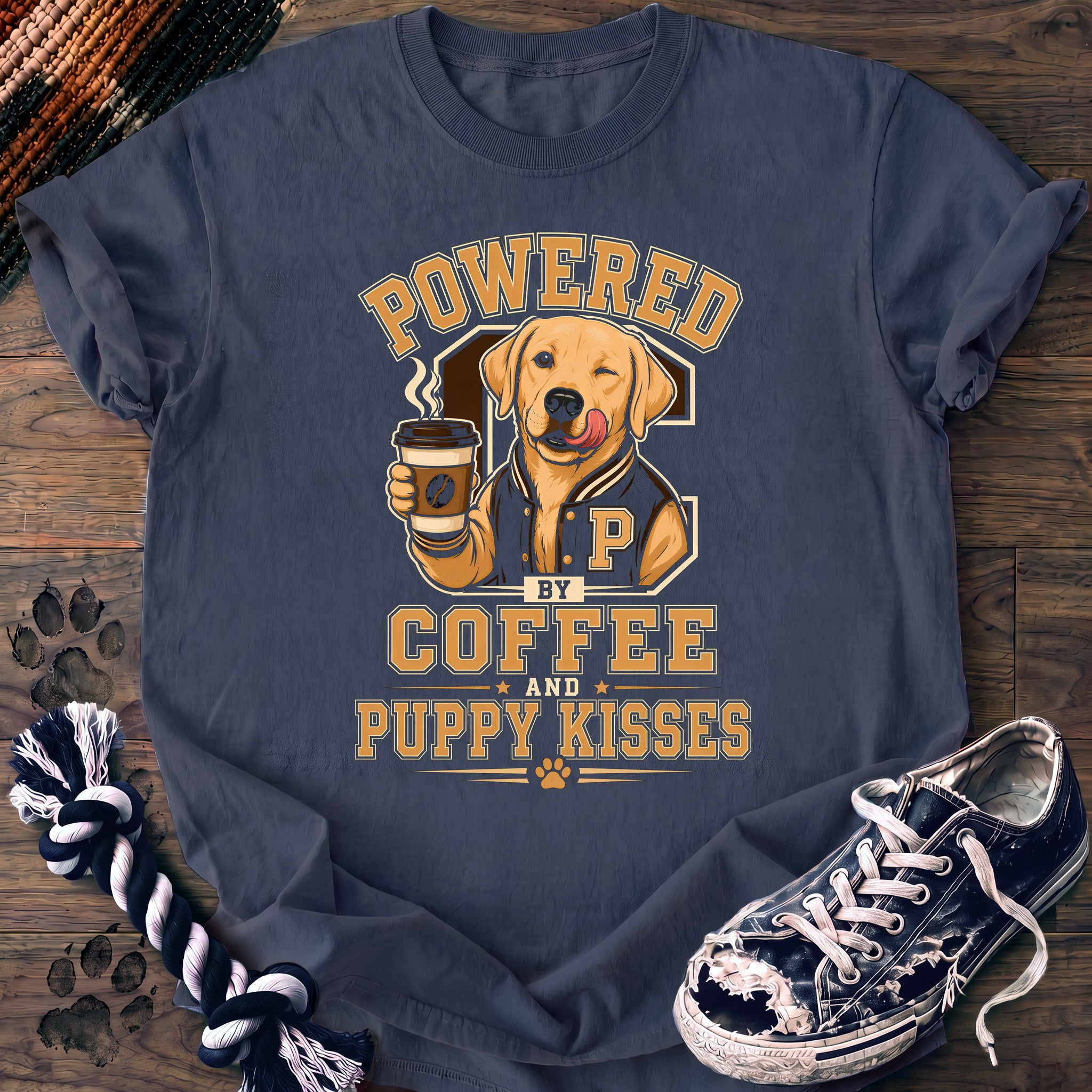 PAWSSION CLUB t-shirt in BlueJean color - SKU PC-0021