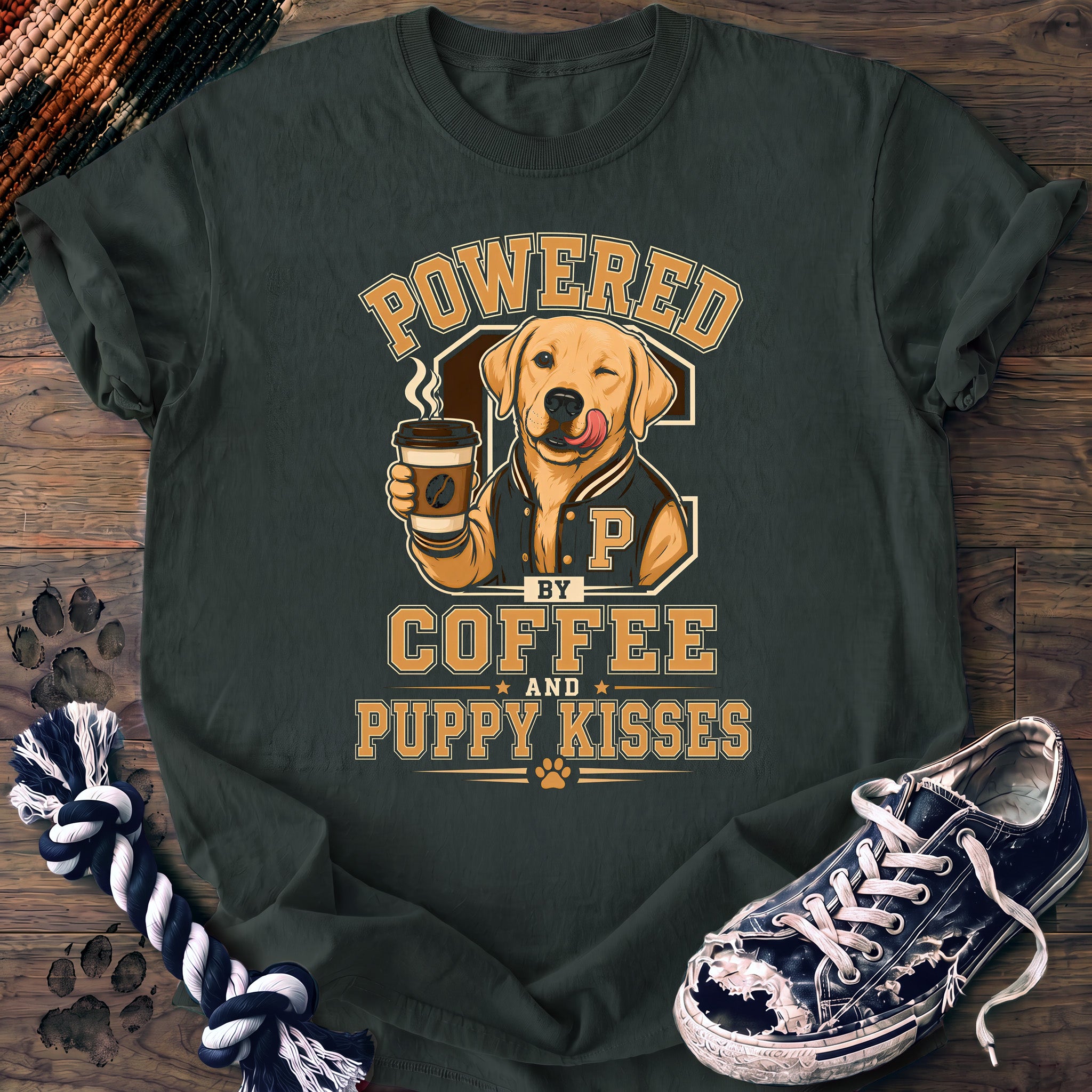 PAWSSION CLUB t-shirt in BlueSpruce color - SKU PC-0021