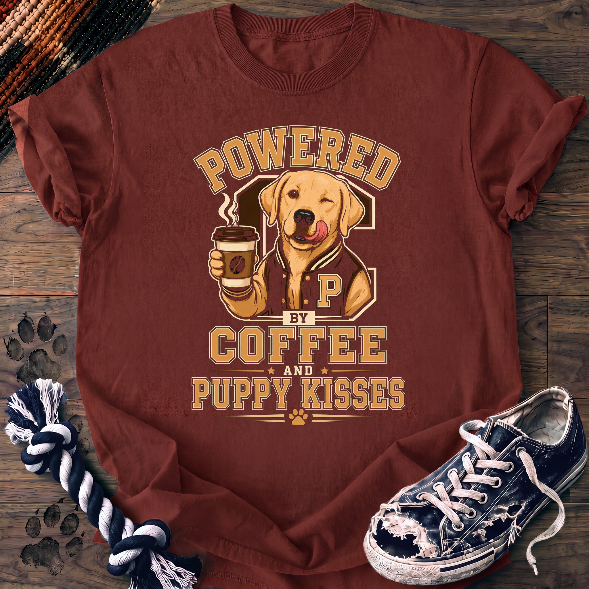 PAWSSION CLUB t-shirt in Brick color - SKU PC-0021