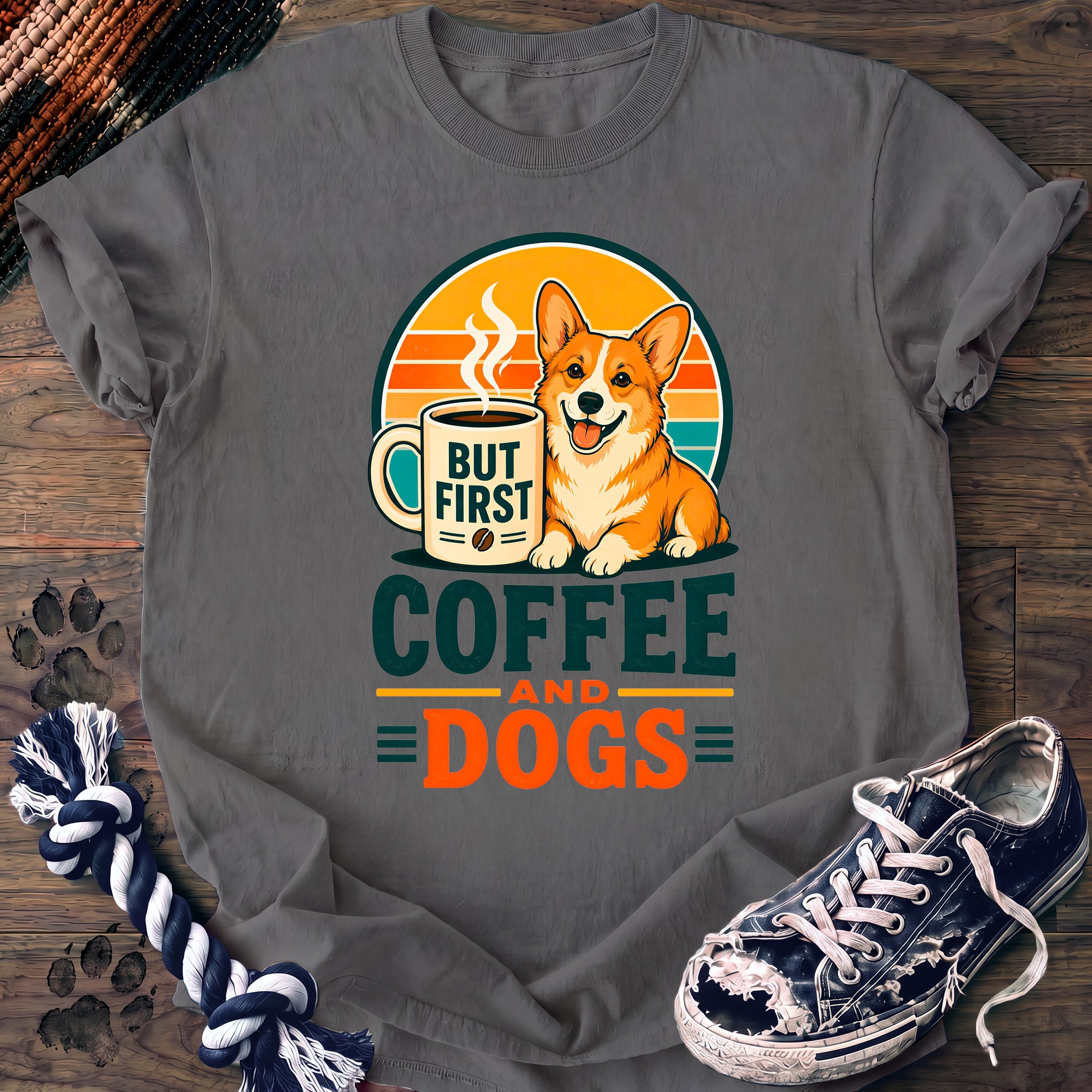 PAWSSION CLUB t-shirt in Grey color - SKU PC-0022