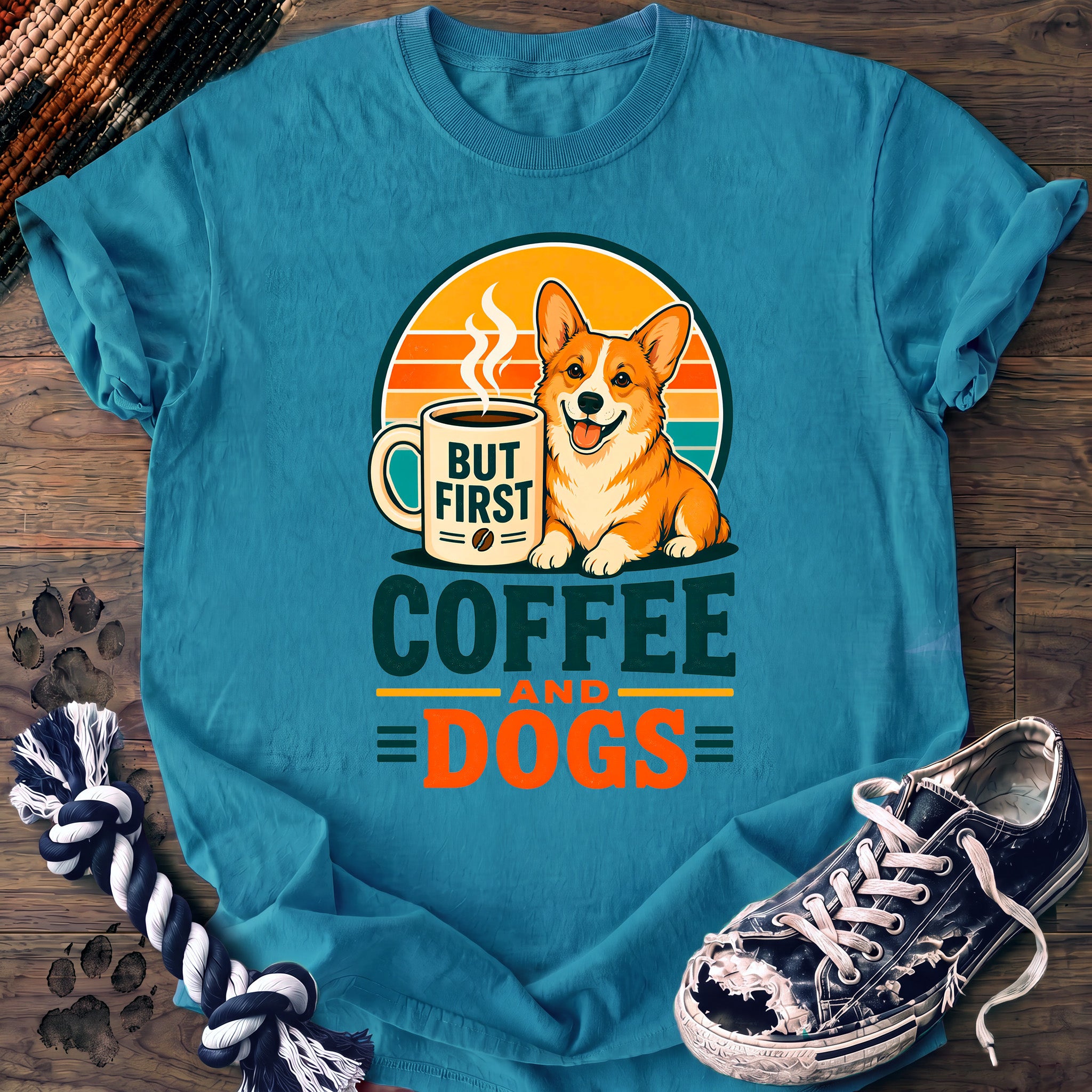 PAWSSION CLUB t-shirt in Sapphire color - SKU PC-0022