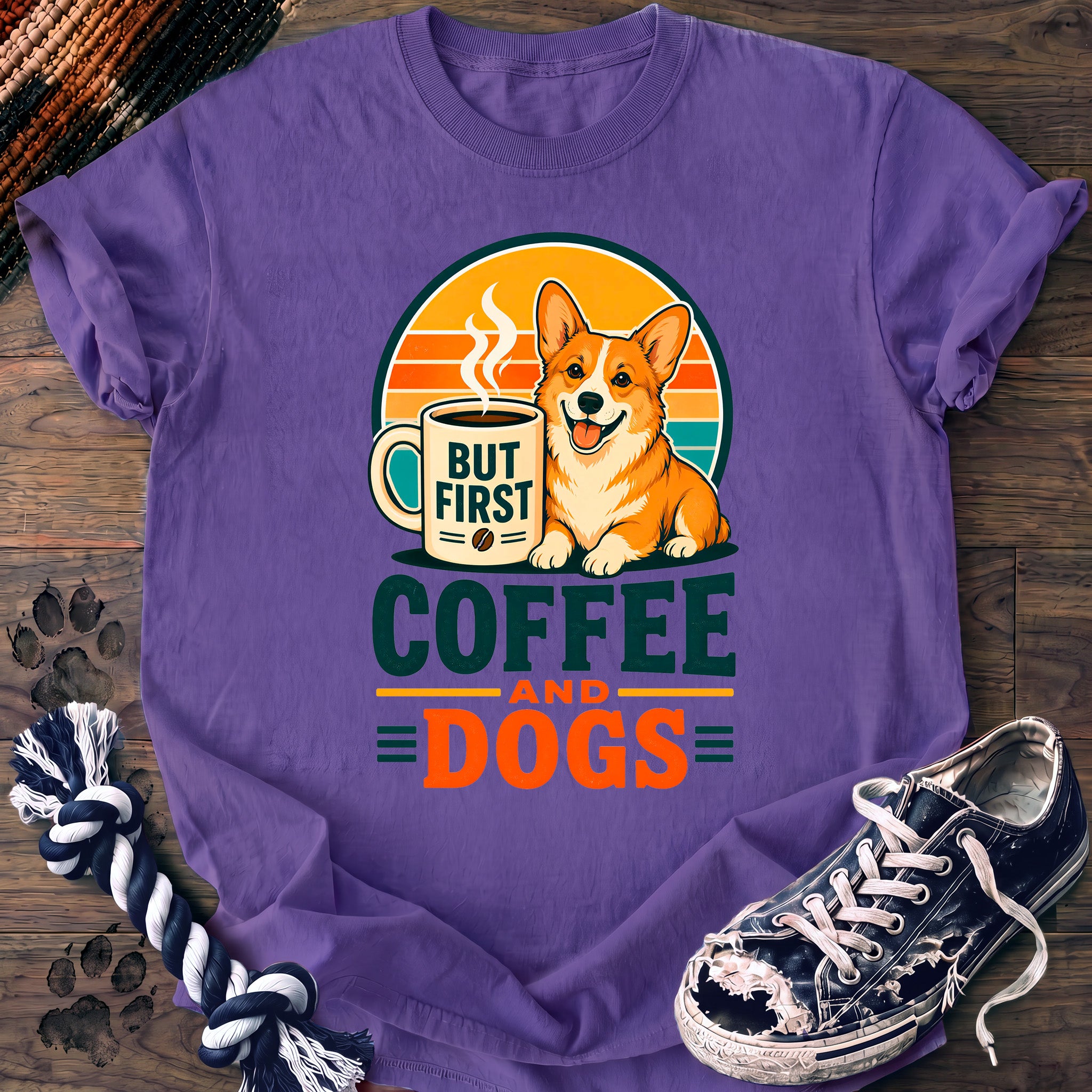 PAWSSION CLUB t-shirt in Violet color - SKU PC-0022