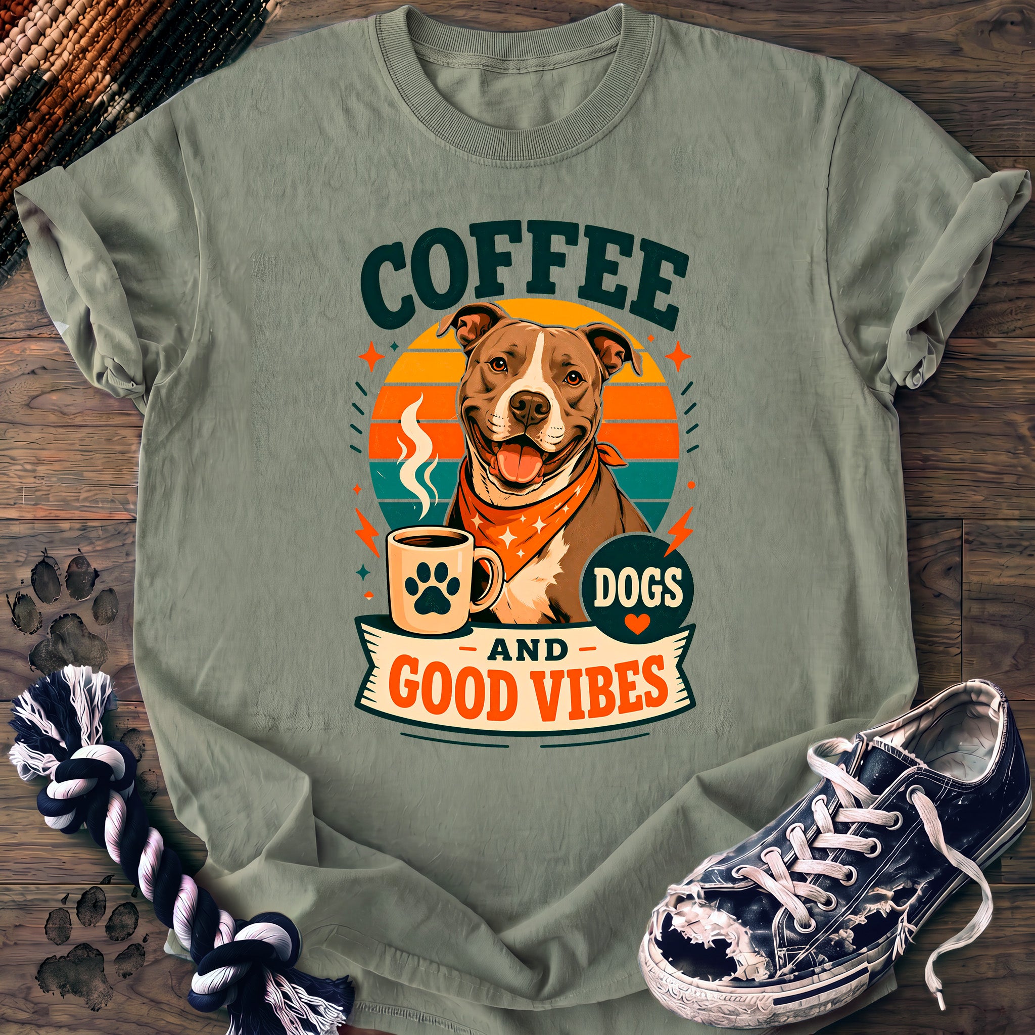 PAWSSION CLUB t-shirt in Bay color - SKU PC-0023
