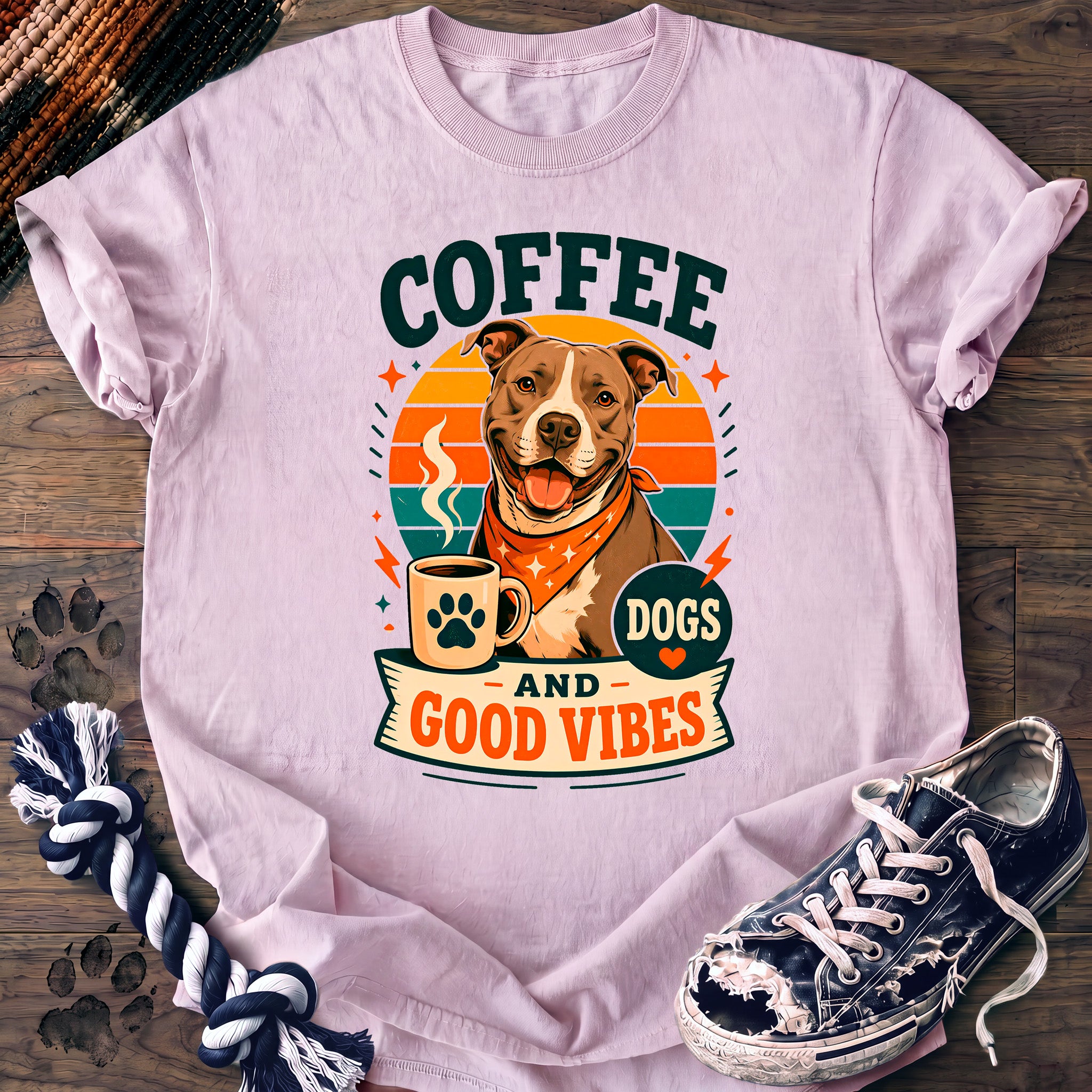 PAWSSION CLUB t-shirt in Blossom color - SKU PC-0023