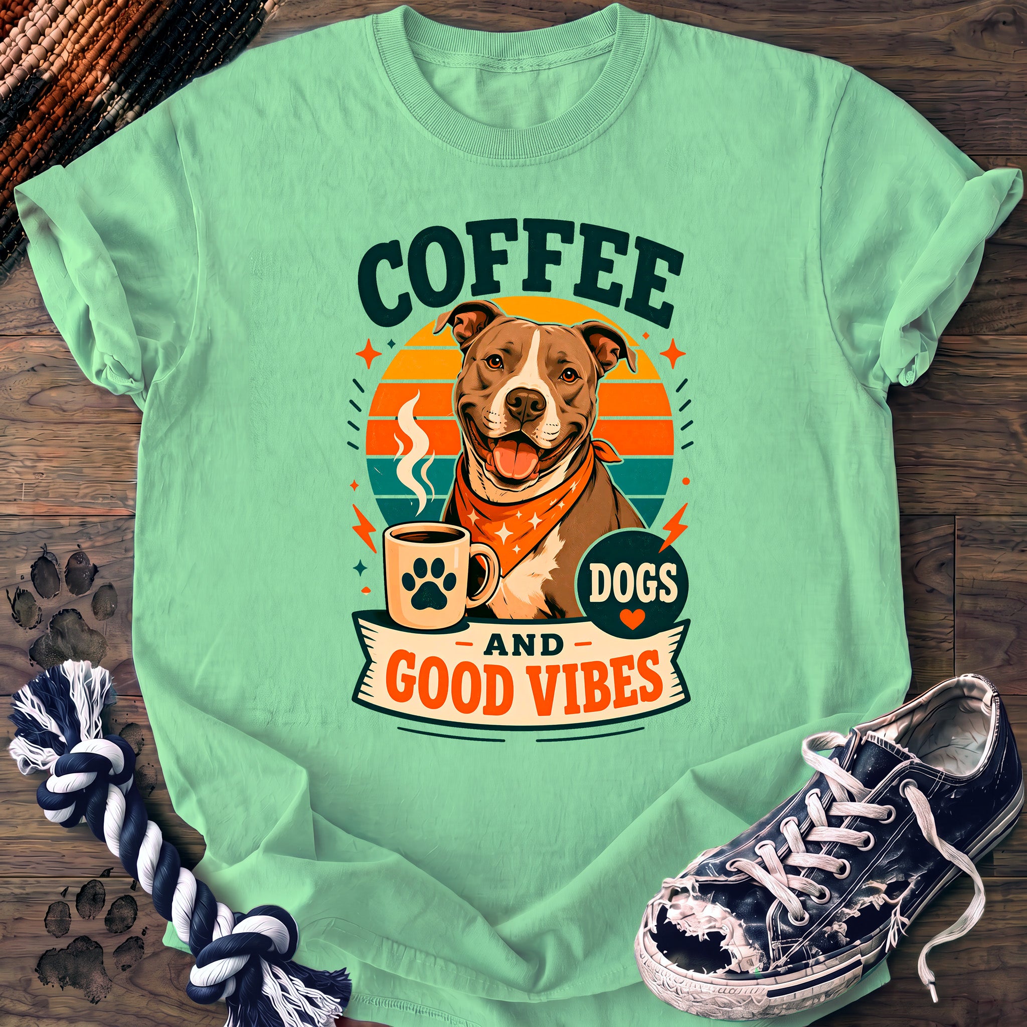 PAWSSION CLUB t-shirt in IslandReef color - SKU PC-0023