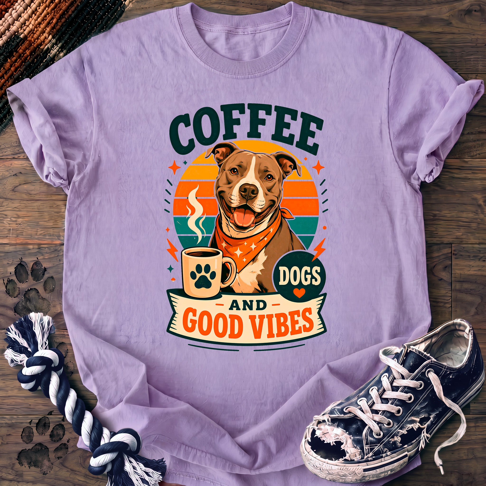 PAWSSION CLUB t-shirt in Orchid color - SKU PC-0023