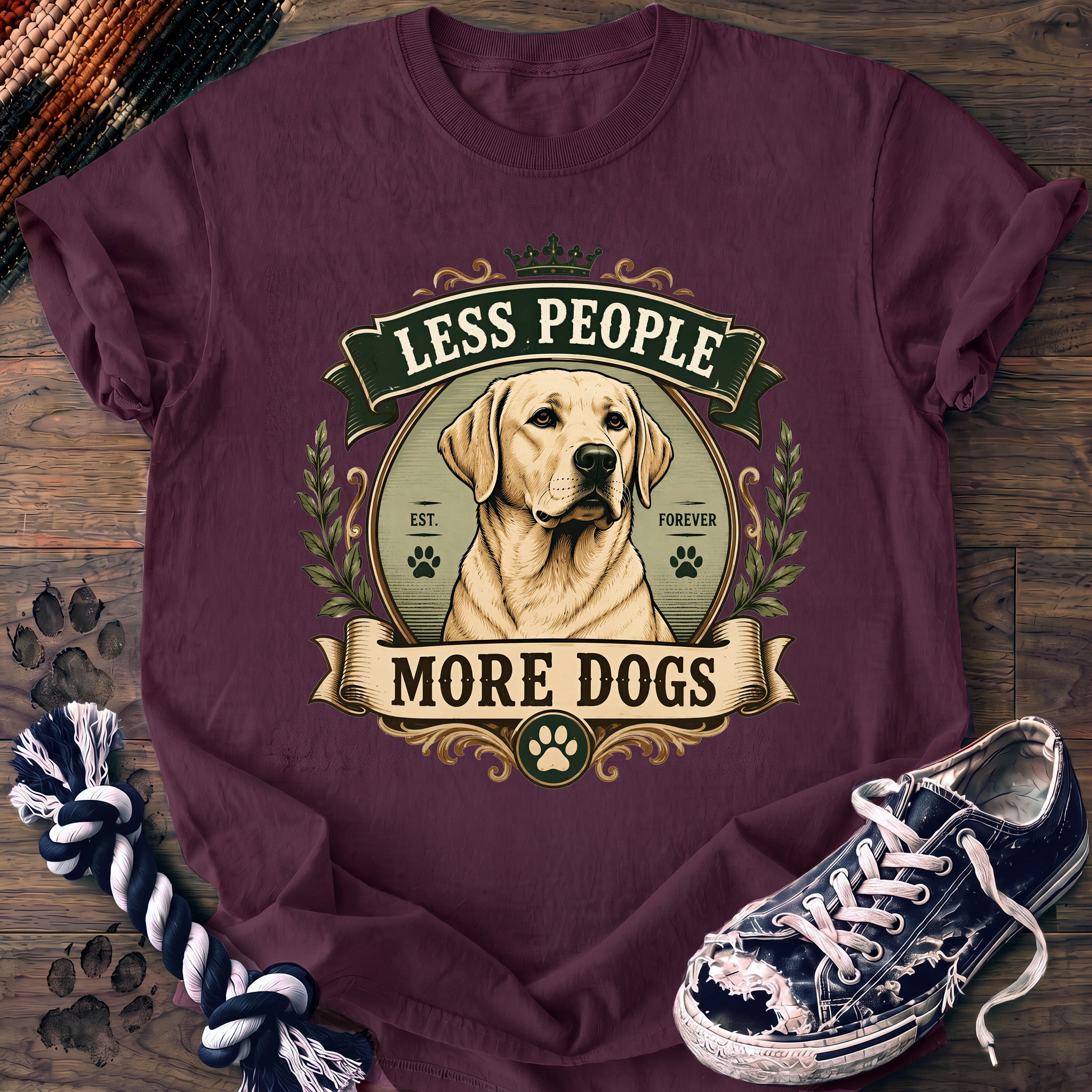 PAWSSION CLUB t-shirt in Berry color - SKU PC-0024