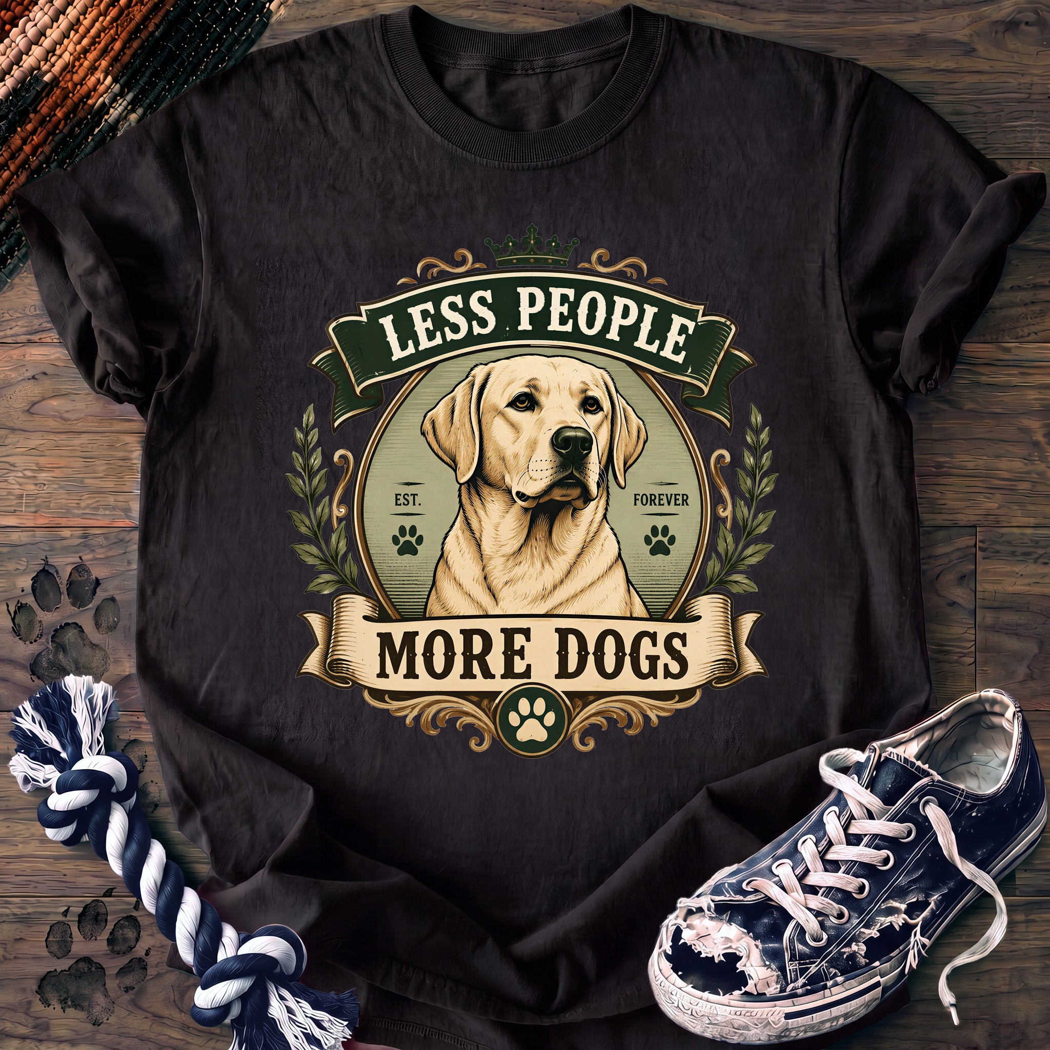 PAWSSION CLUB t-shirt in Black color - SKU PC-0024