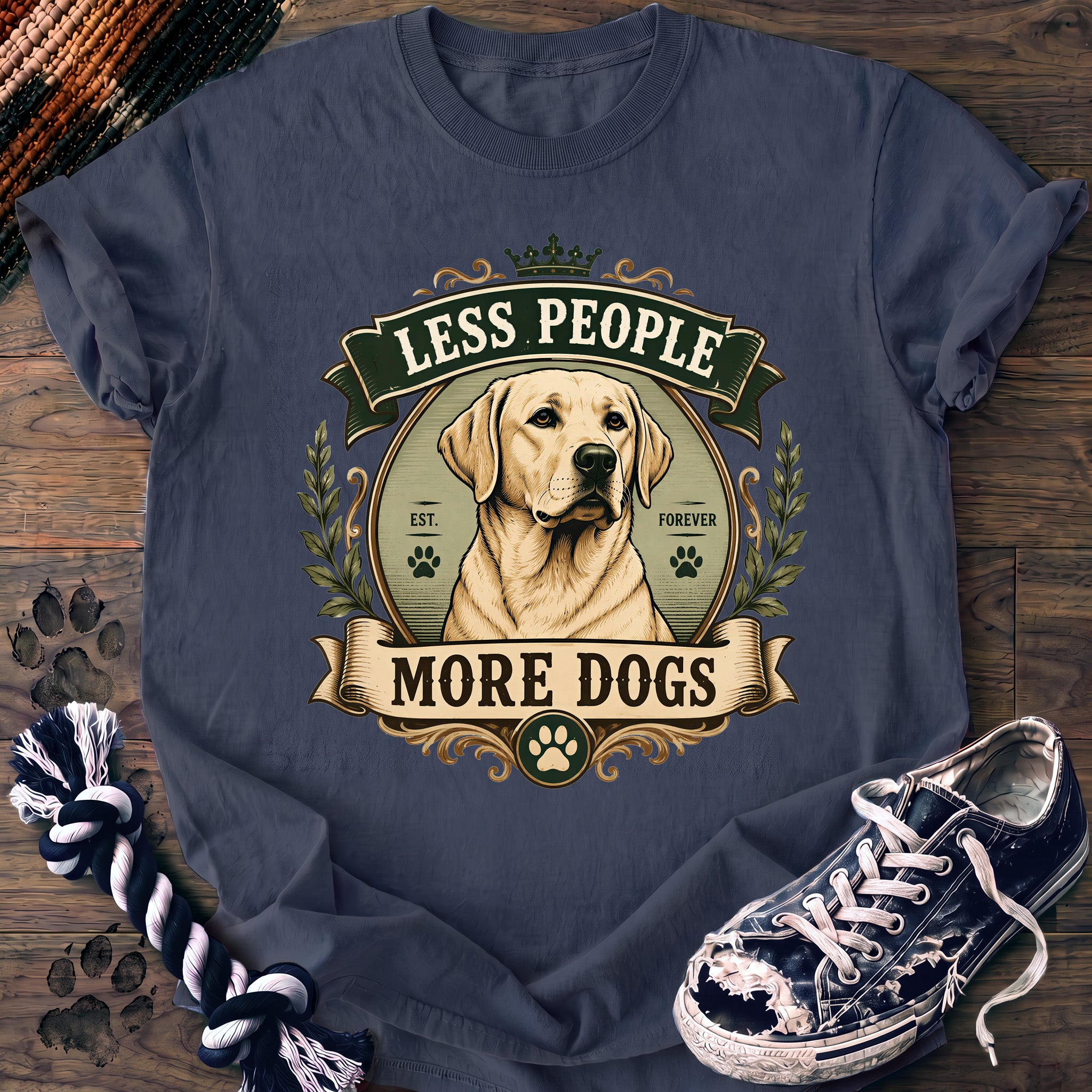PAWSSION CLUB t-shirt in BlueJean color - SKU PC-0024