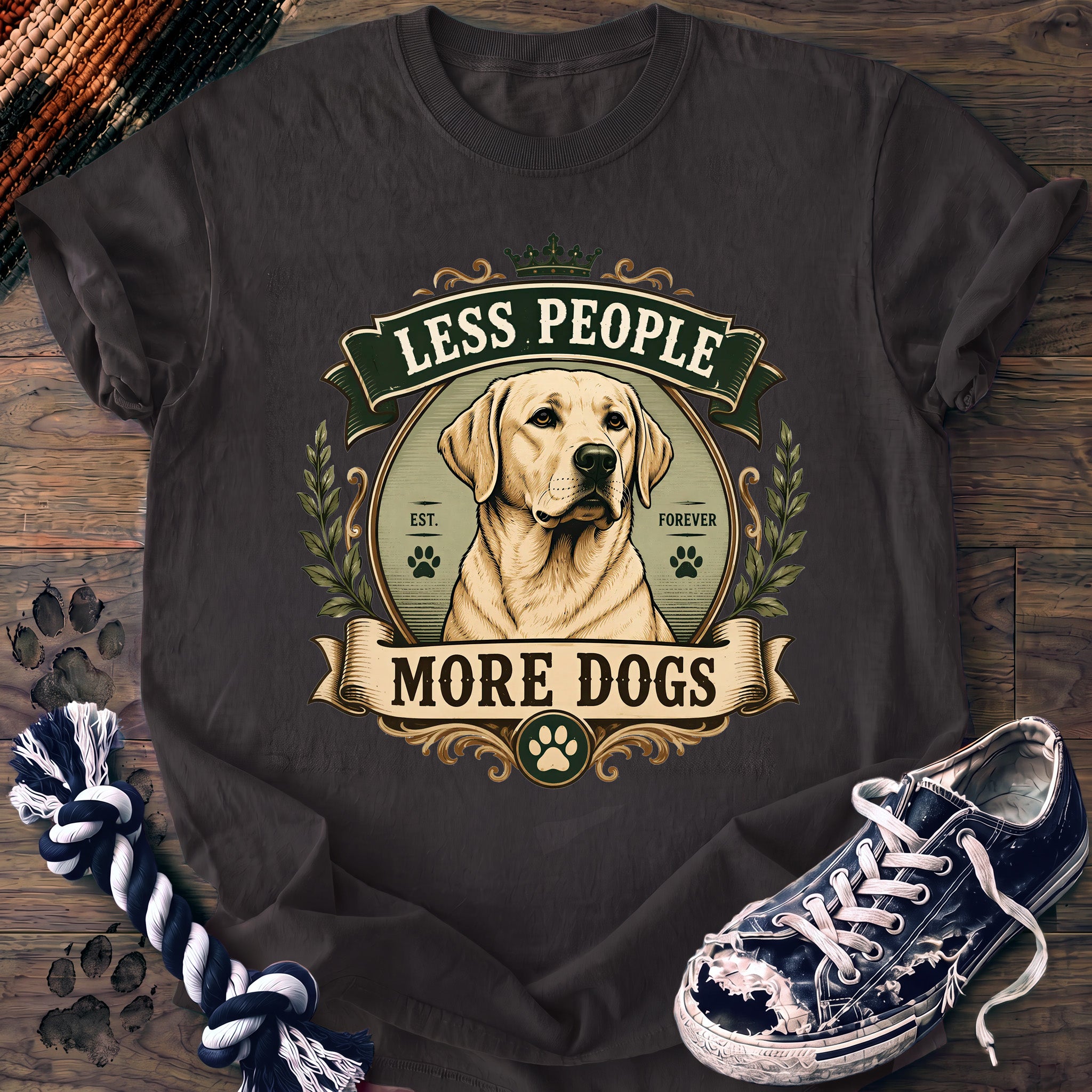 PAWSSION CLUB t-shirt in Graphite color - SKU PC-0024