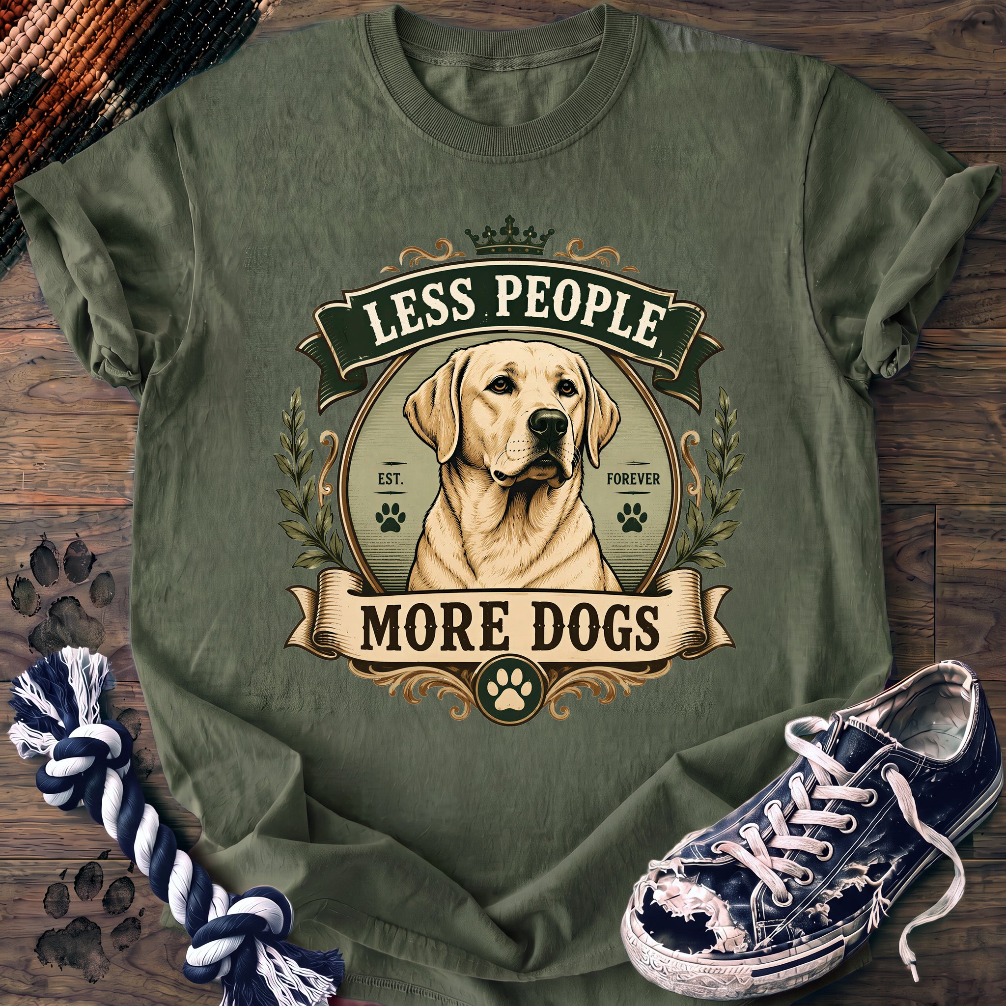PAWSSION CLUB t-shirt in LightGreen color - SKU PC-0024
