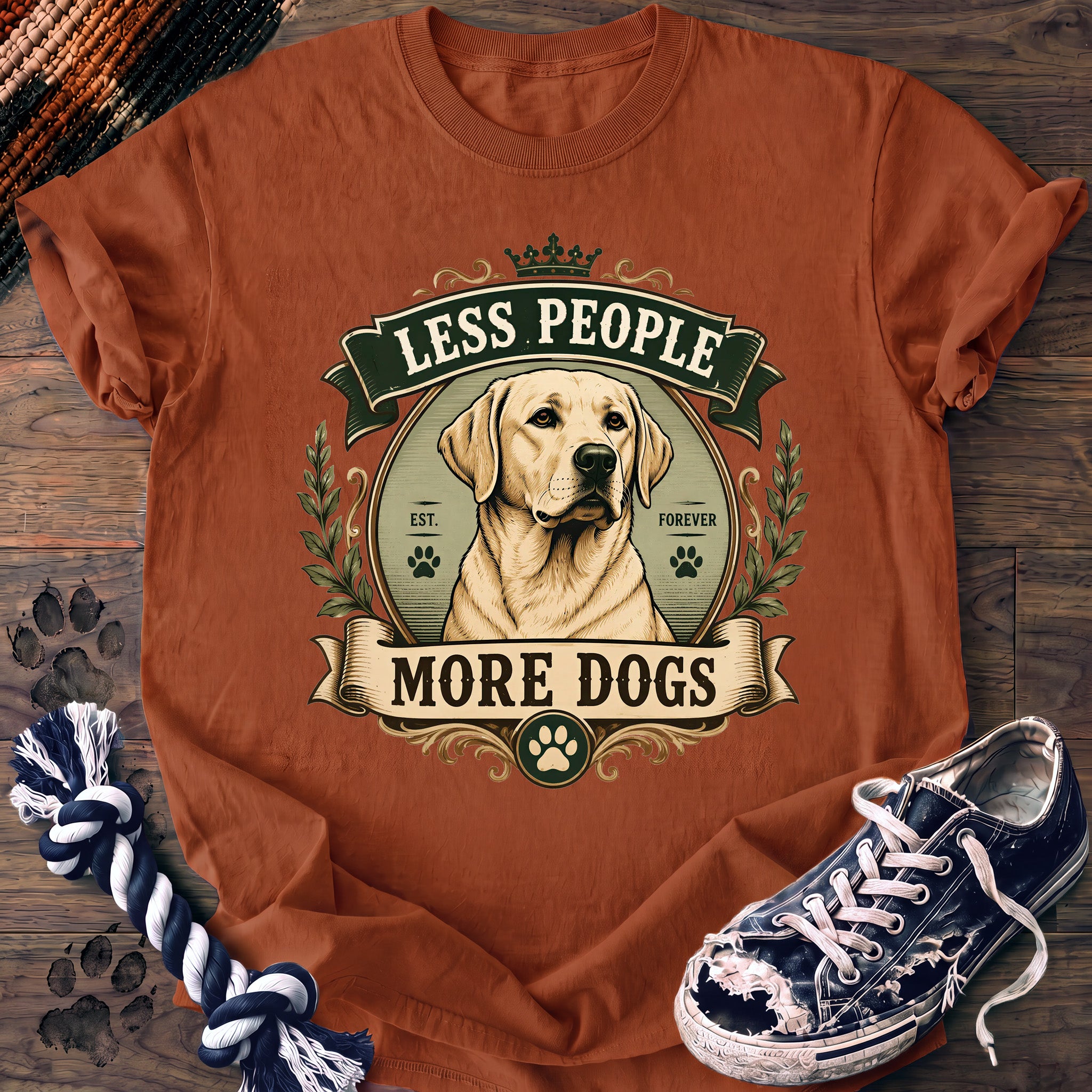 PAWSSION CLUB t-shirt in Yam color - SKU PC-0024