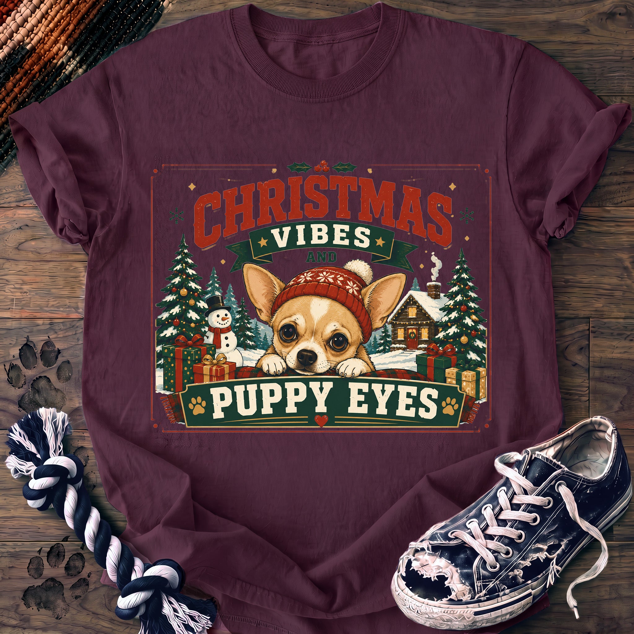 PAWSSION CLUB t-shirt in Berry color - SKU PC-0025