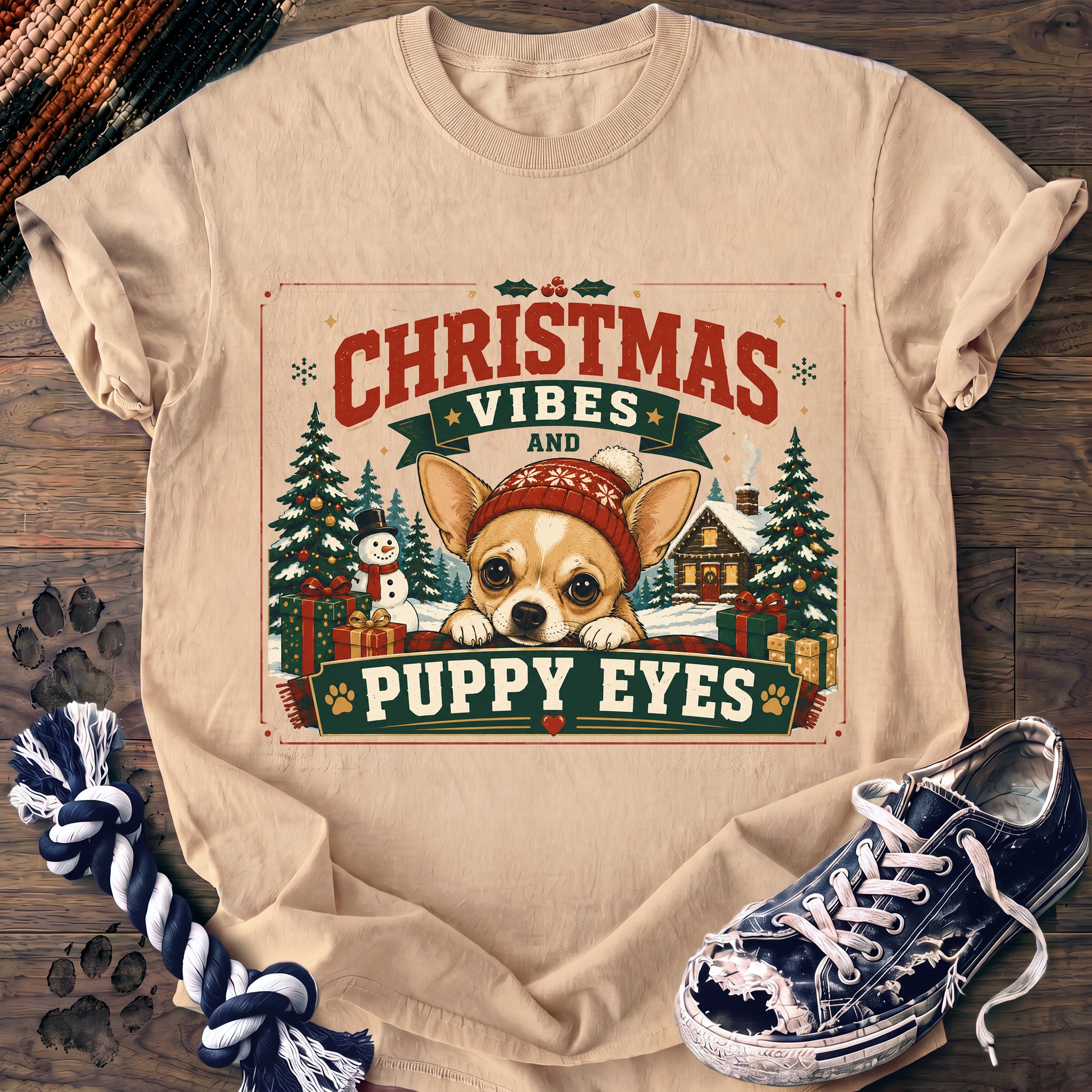 PAWSSION CLUB t-shirt in Ivory color - SKU PC-0025