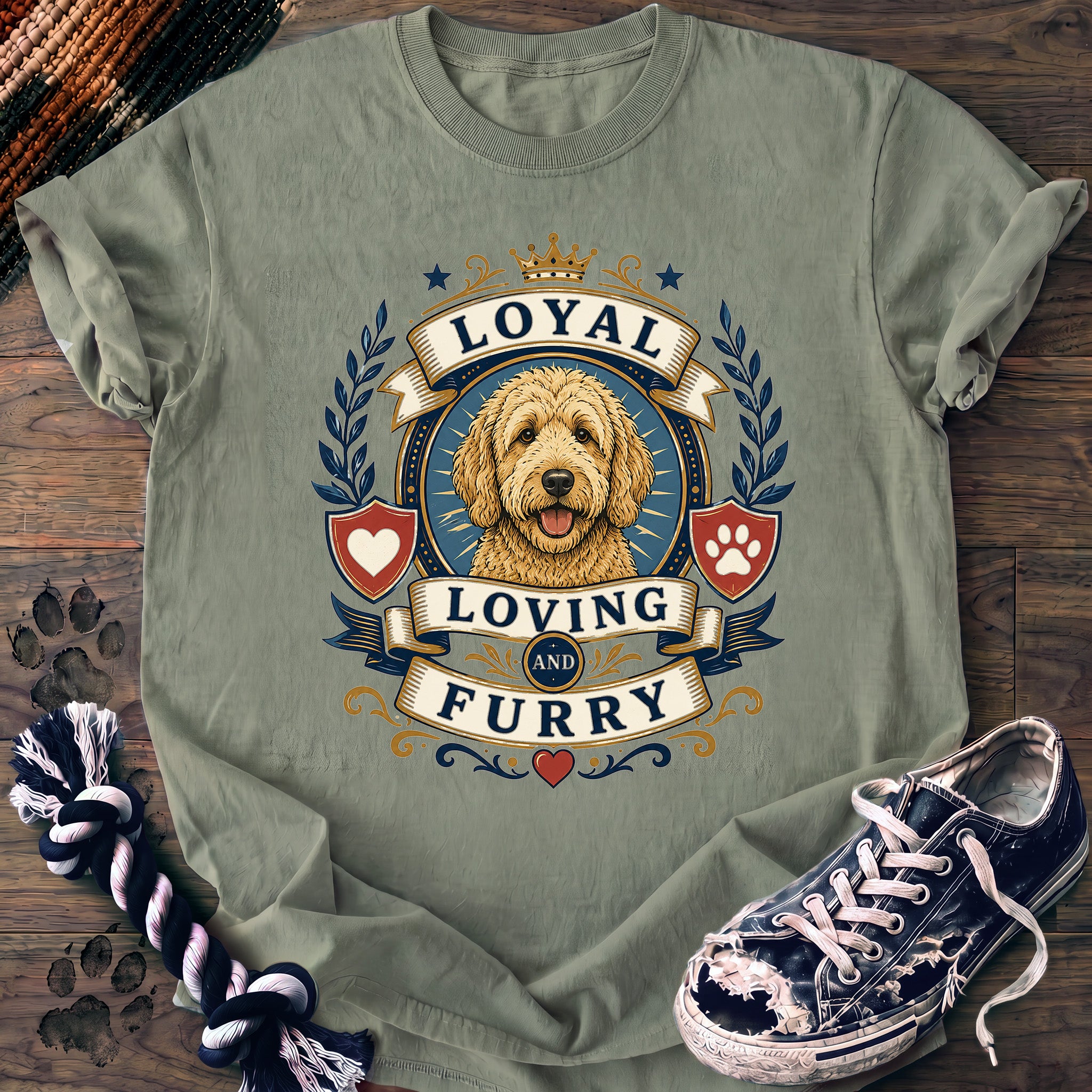 PAWSSION CLUB t-shirt in Bay color - SKU PC-0026