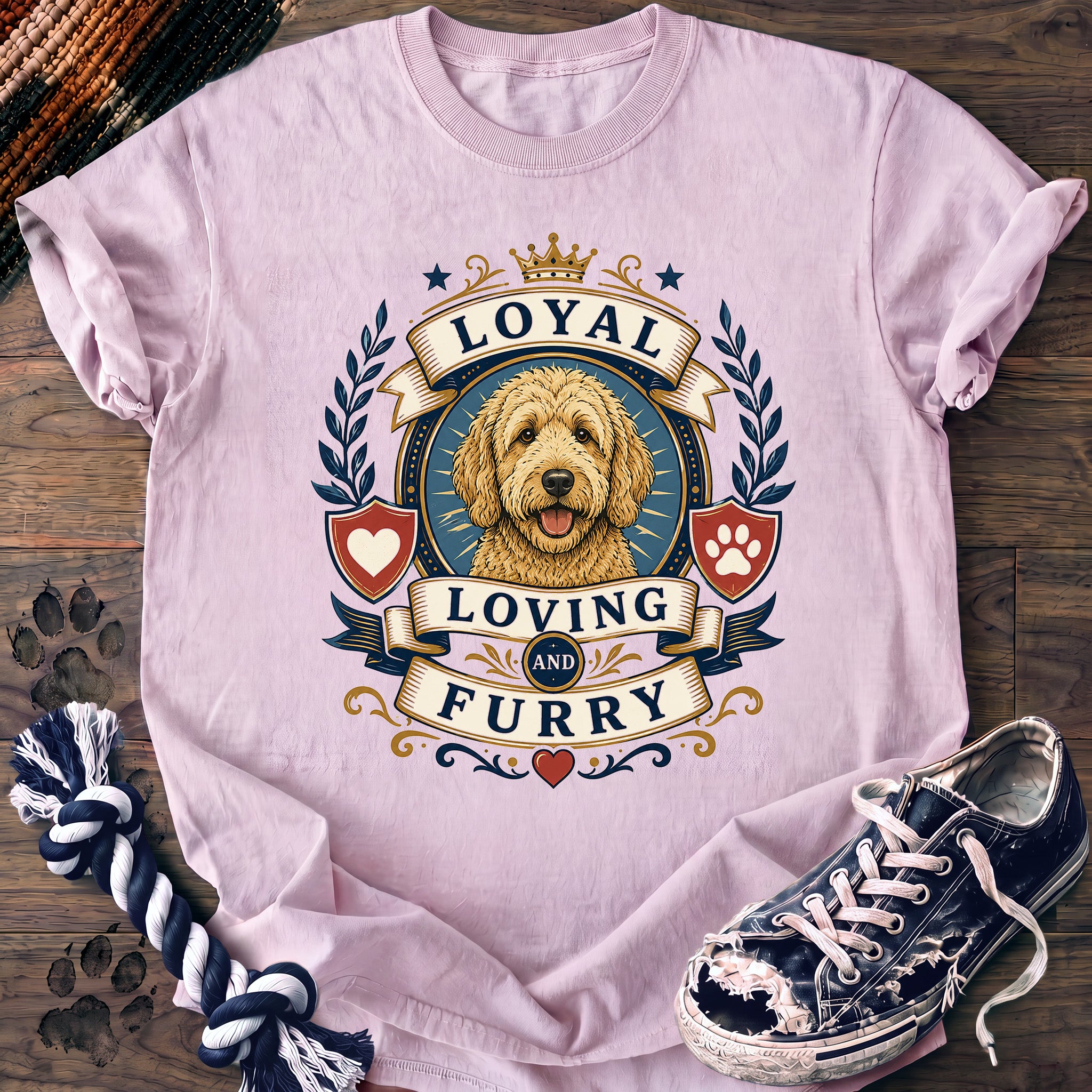 PAWSSION CLUB t-shirt in Blossom color - SKU PC-0026
