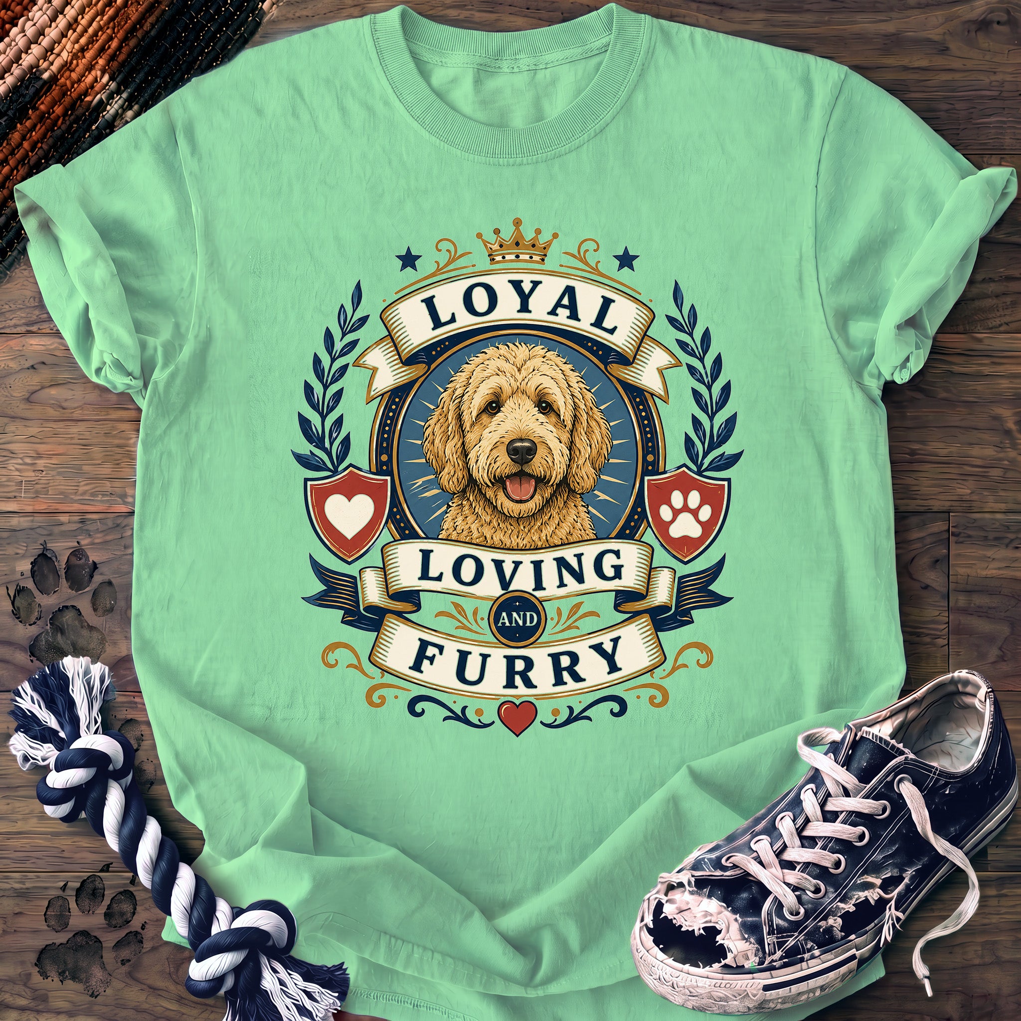 PAWSSION CLUB t-shirt in IslandReef color - SKU PC-0026