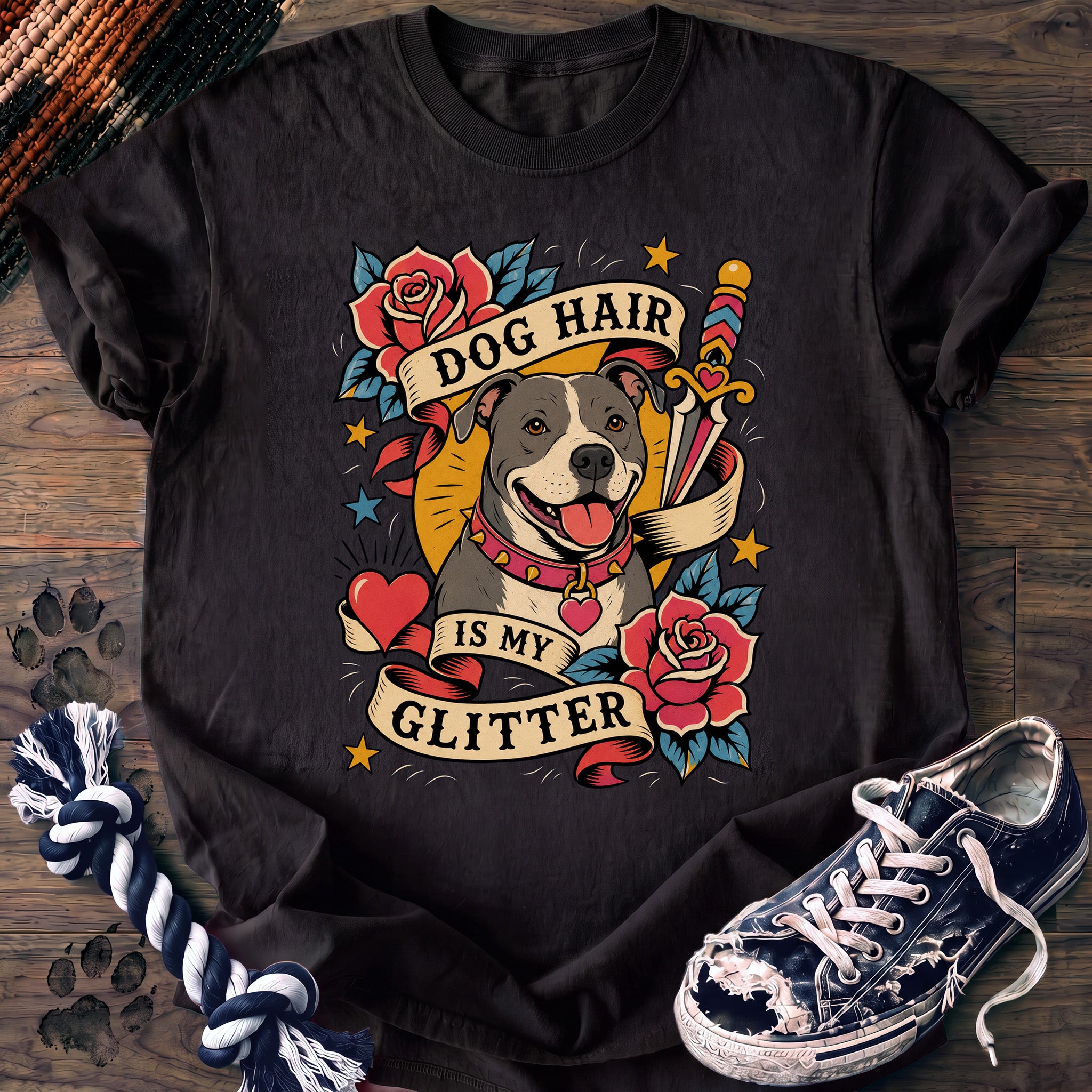 PAWSSION CLUB t-shirt in Black color - SKU PC-0027