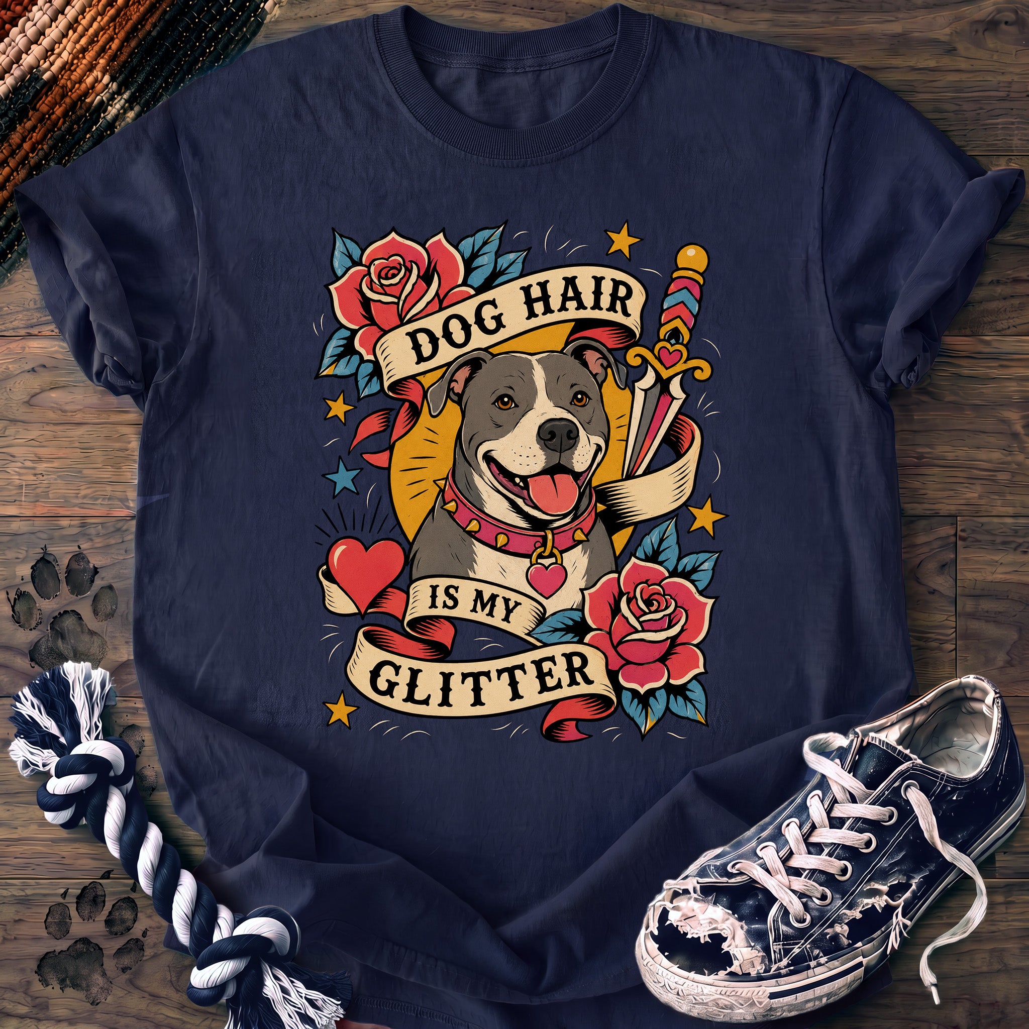 PAWSSION CLUB t-shirt in Navy color - SKU PC-0027