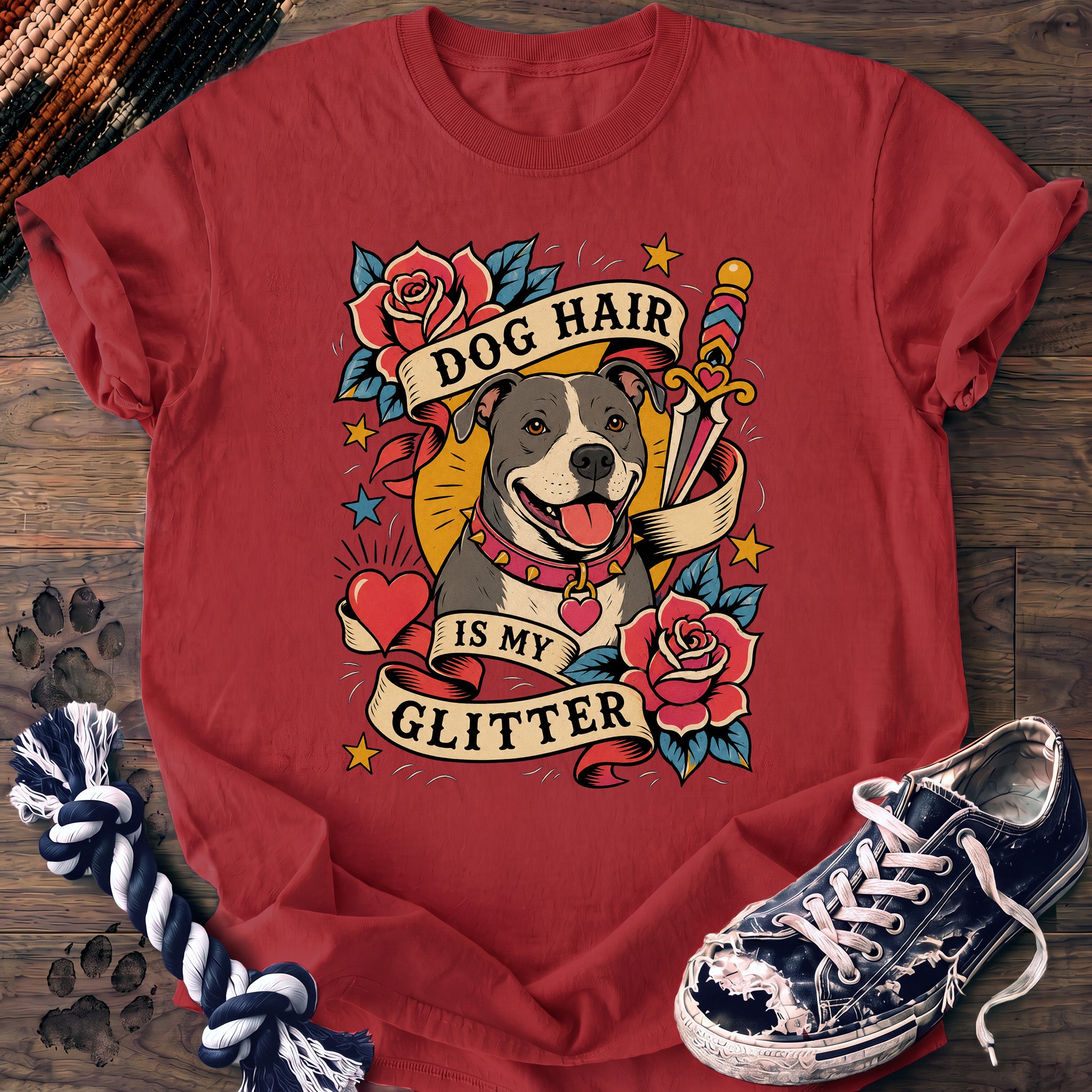 PAWSSION CLUB t-shirt in Watermelon color - SKU PC-0027