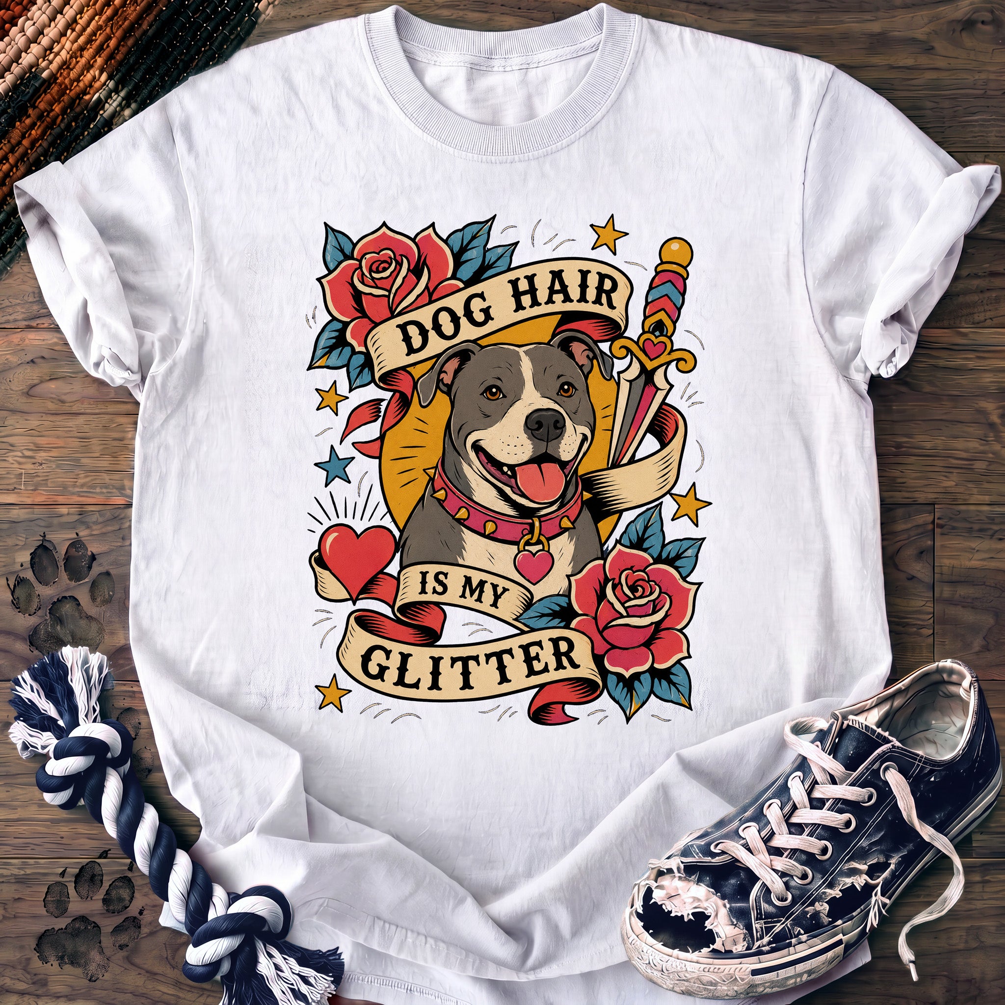 PAWSSION CLUB t-shirt in White color - SKU PC-0027